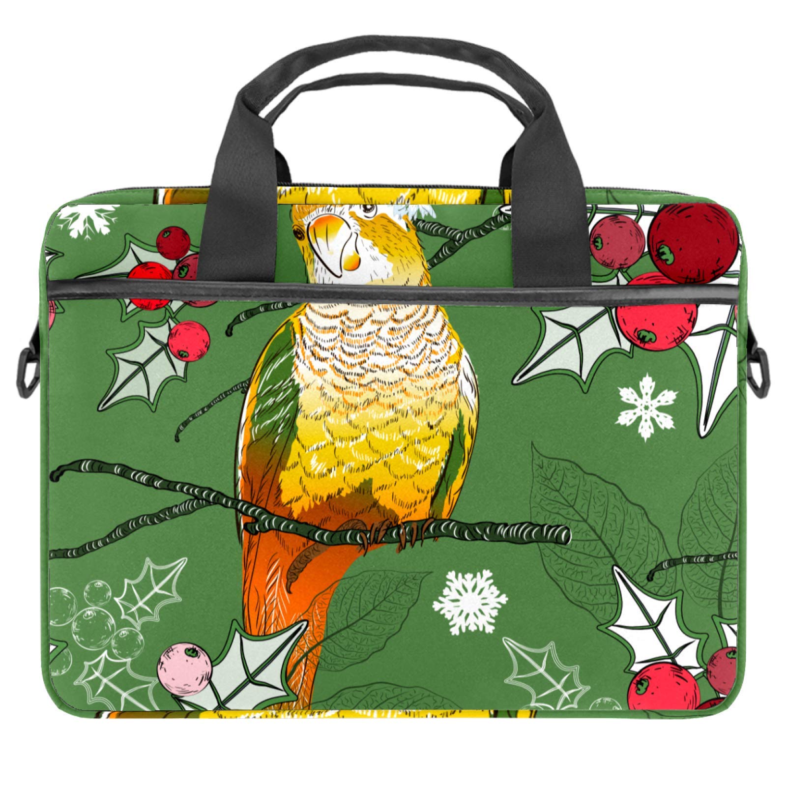 Housse ordinateur portable 13" 14" imperméable imprimé oiseau tropical