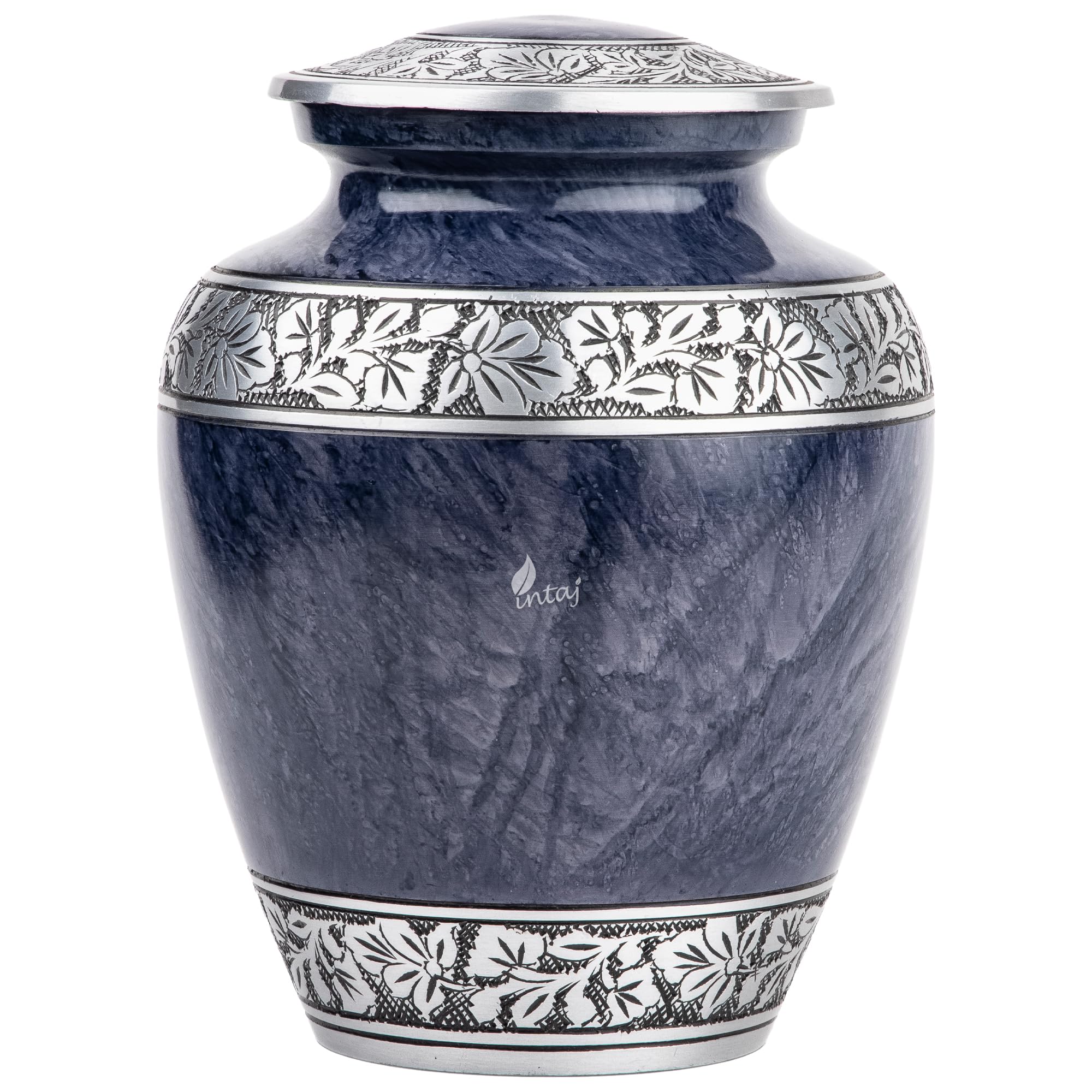 Urna de cremación para cenizas humanas para adultos, machos o mujeres, urna conmemorativa grande de aluminio hecha a mano, elegante urna conmemorativa para exhibición en el hogar, urna funeraria
