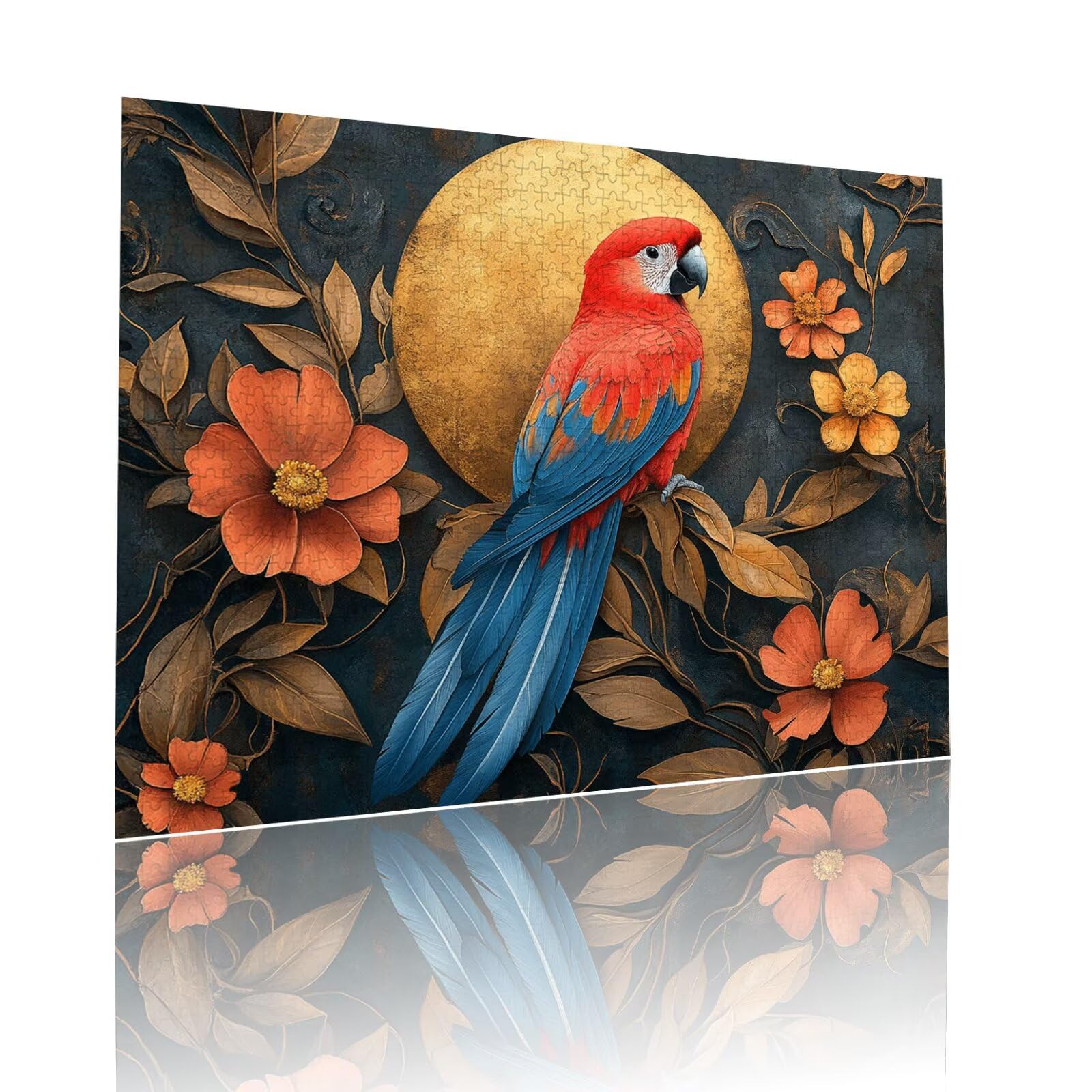 Papagei Puzzle für Erwachsene Kinder Anspruchsvoll 5000 Teile Impossible Klassische Puzzles Schwer Vogel ab 8 9 10 Jahre Mädchen Jungen Jigsaw Kunst Educa,für Dekoration und Geschenke 105x156cm t-977