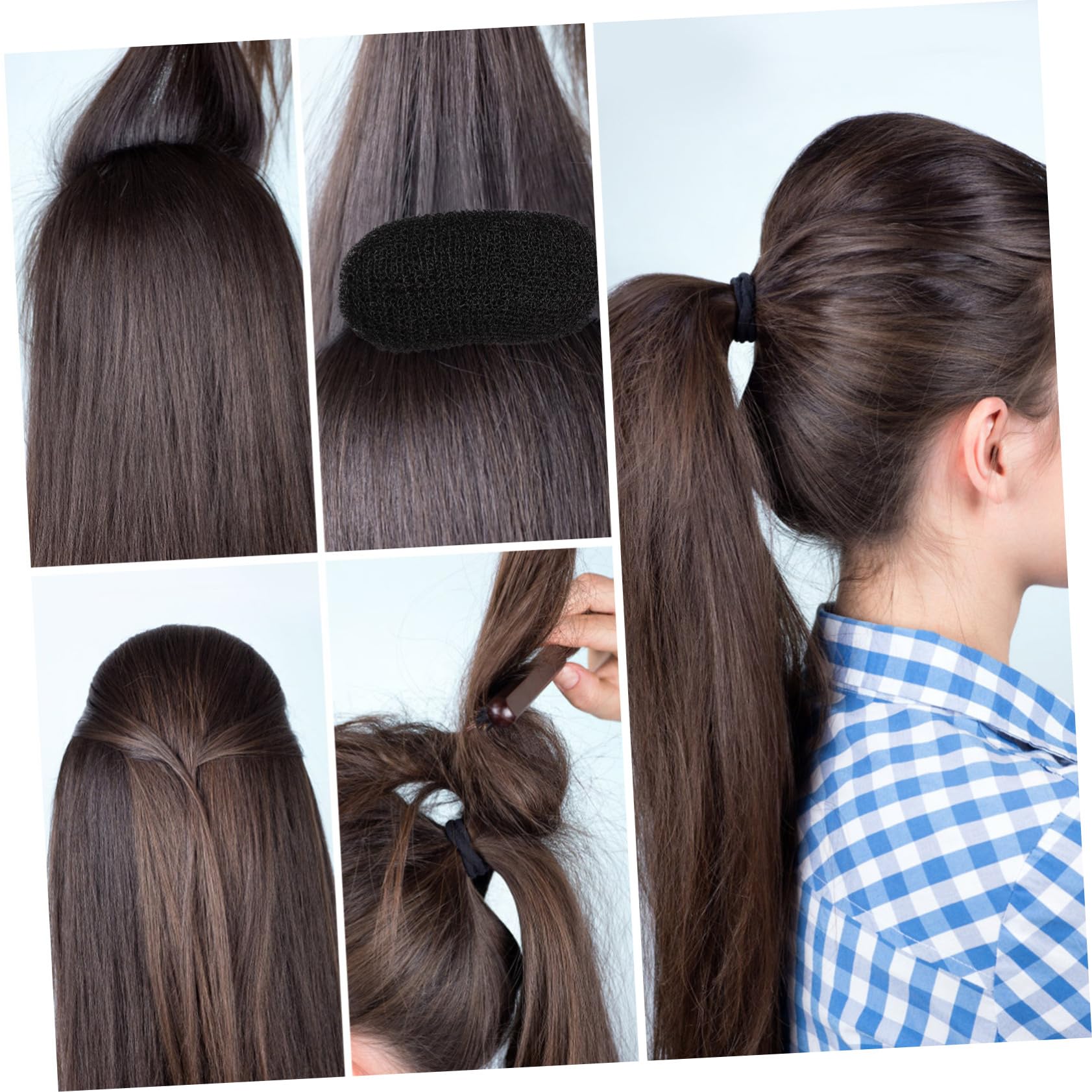 PLAFOPE 20stücke Teiliges Haarklammern Für Volumensteigerung Wiederverwendbare Atmungsaktive Haarpolster-clips Haaraccessoires Für Damen Und Hochsteckfrisuren
