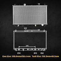 Vista 5 de DWVO Radiador compatible con Camry 2.2l L4 1997-2001, compatible con Solara 1999-2001 2.2L L4 4Cyl DWRD1017