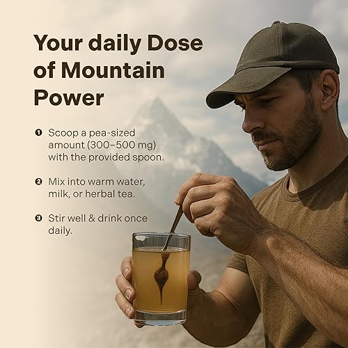 Miniatura 9 de Essencraft Shilajit - Resina Shilajit orgánica pura del Himalaya, 500 mg de potencia máxima, 85+ oligominerales ácido húmico y fúlvico, suplemento