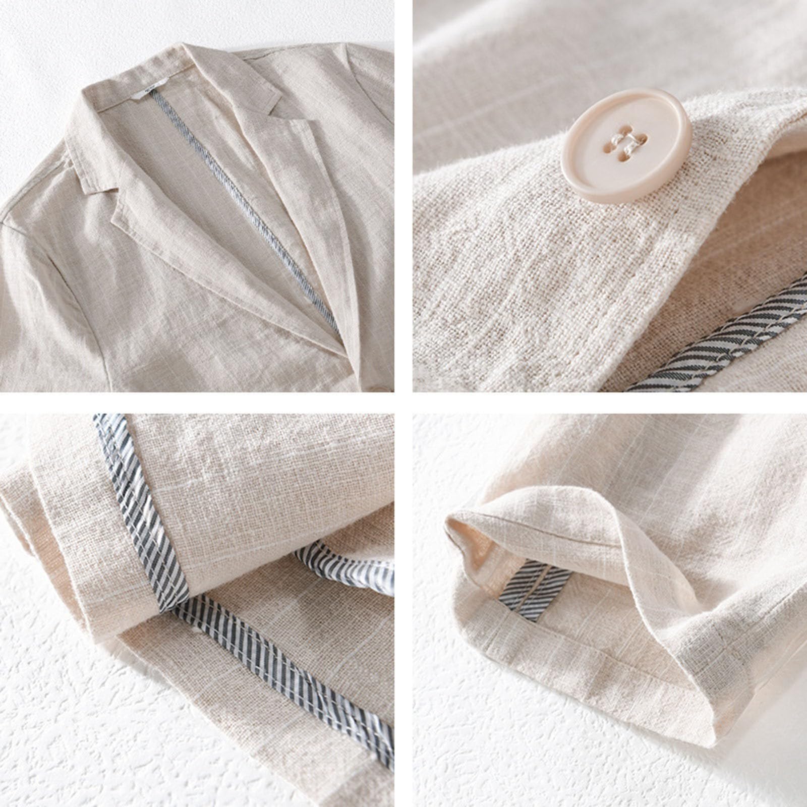 Generico Camicia Uomo Manica Corta Tinta Unita con Bottoni, Casual Estiva Slim Fit, Morbida e Traspirante per Estate Primavera
