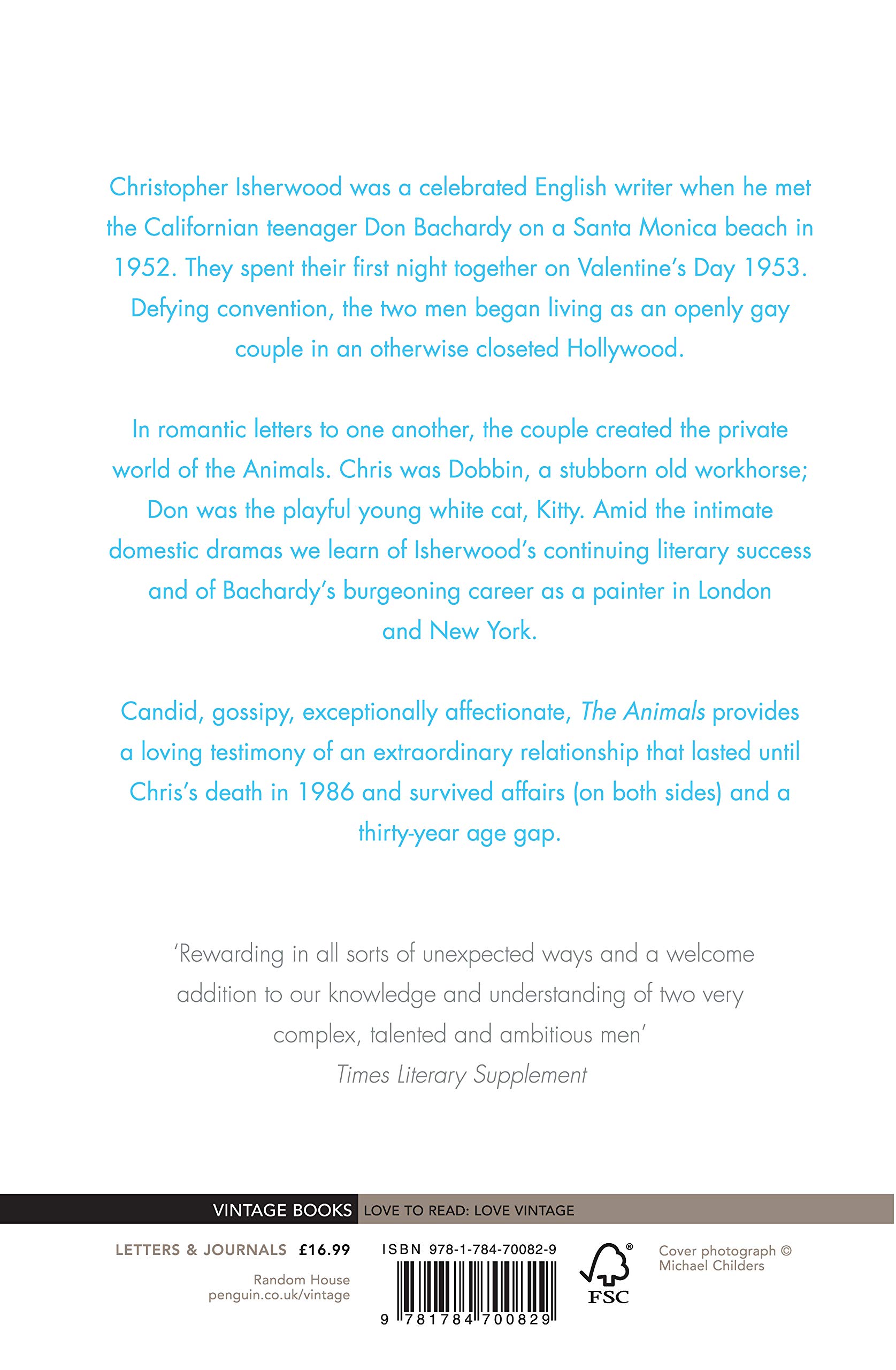 The Animals: Love Letters between Christopher Isherwood and Don Bachardy