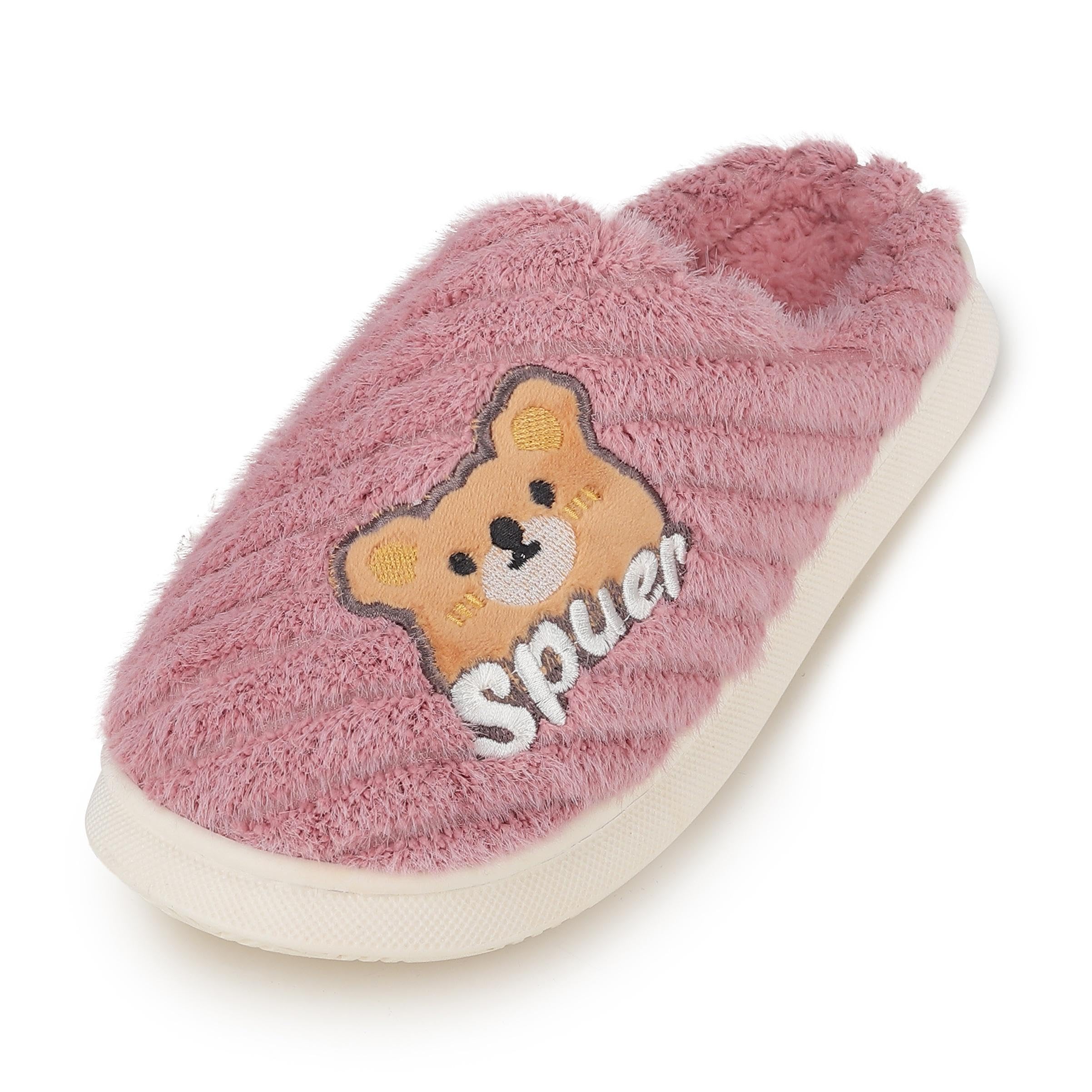 Dekkin Womens Winter Home Indoor Super Bear Design Fur Slip on Slipper Purple - 3.5 To 4.5 UK (B0CJ5L4V2X) Amazon Price History, Amazon Price Tracker