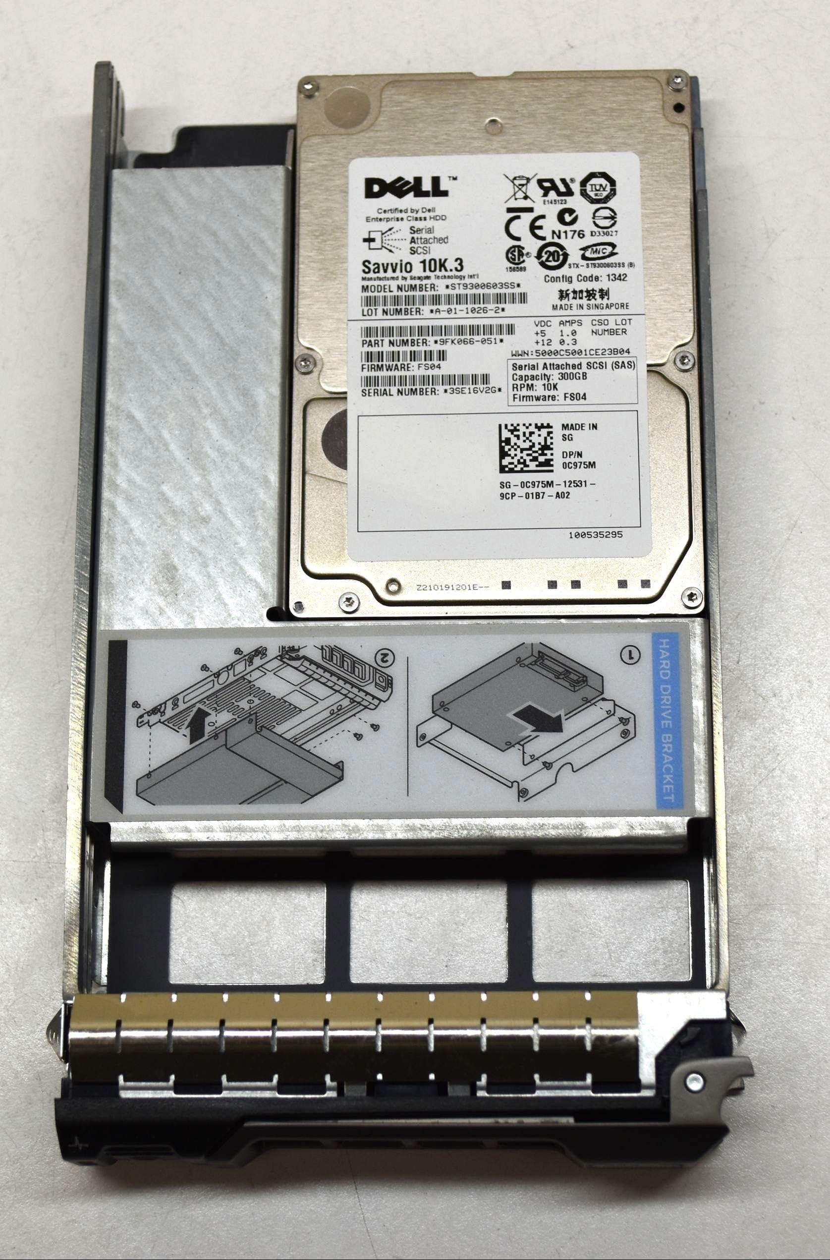 SeagateSavvio 10k.3 St9300603ss 300 Gb 2.5 Internal Hard Drive -