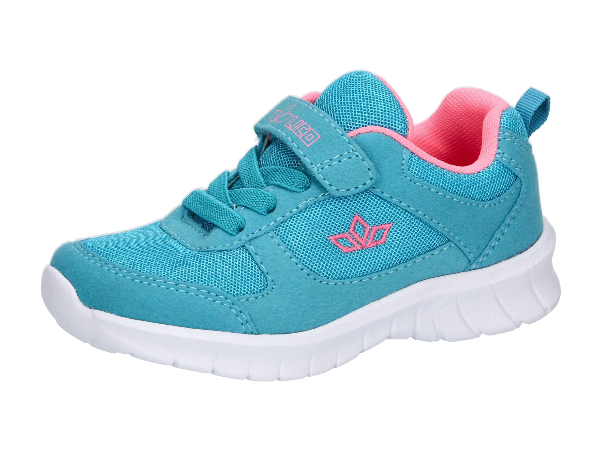 Lico Unisex Kid's Blaine Vs Sneaker, Turquoise Pink, 7 UK Child