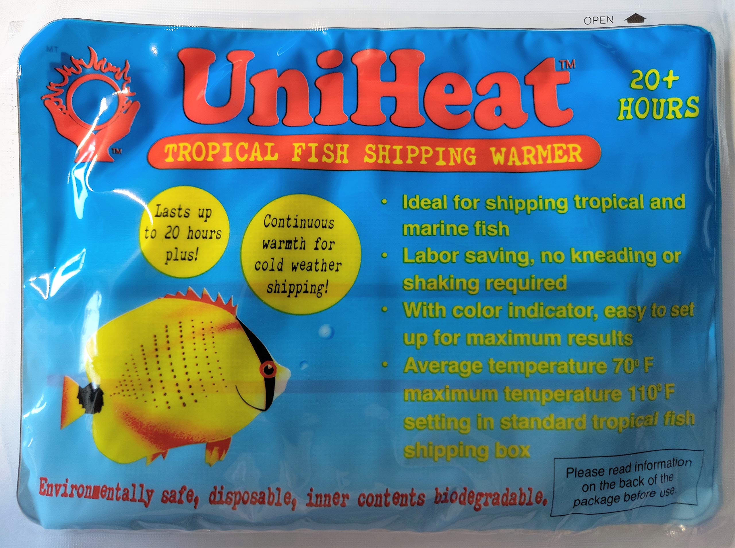 Uniheat Podgrzewacze wysyłkowe, odliczanie: cztery 40 godzin, trzy 30 godzin i dwa 20-godzinne pakiety grzewcze - łącznie 9 paczek