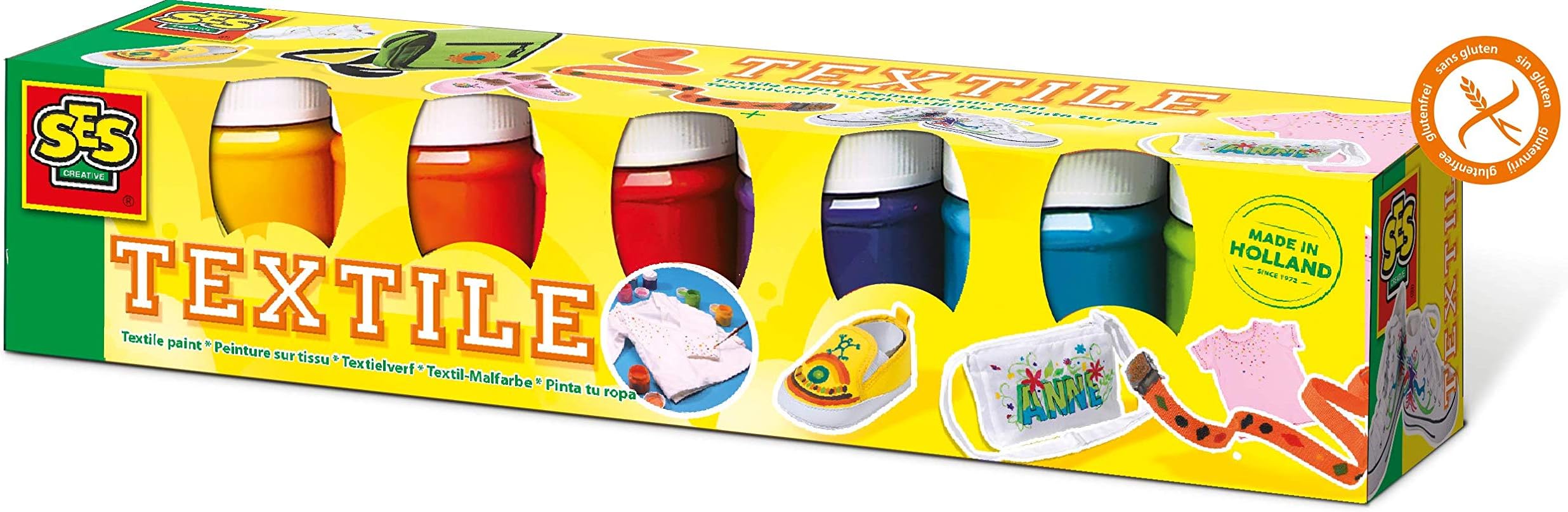 Ses - 00331 - Creative Leisure - Modern Textile Painting 6 x ± 45 ml