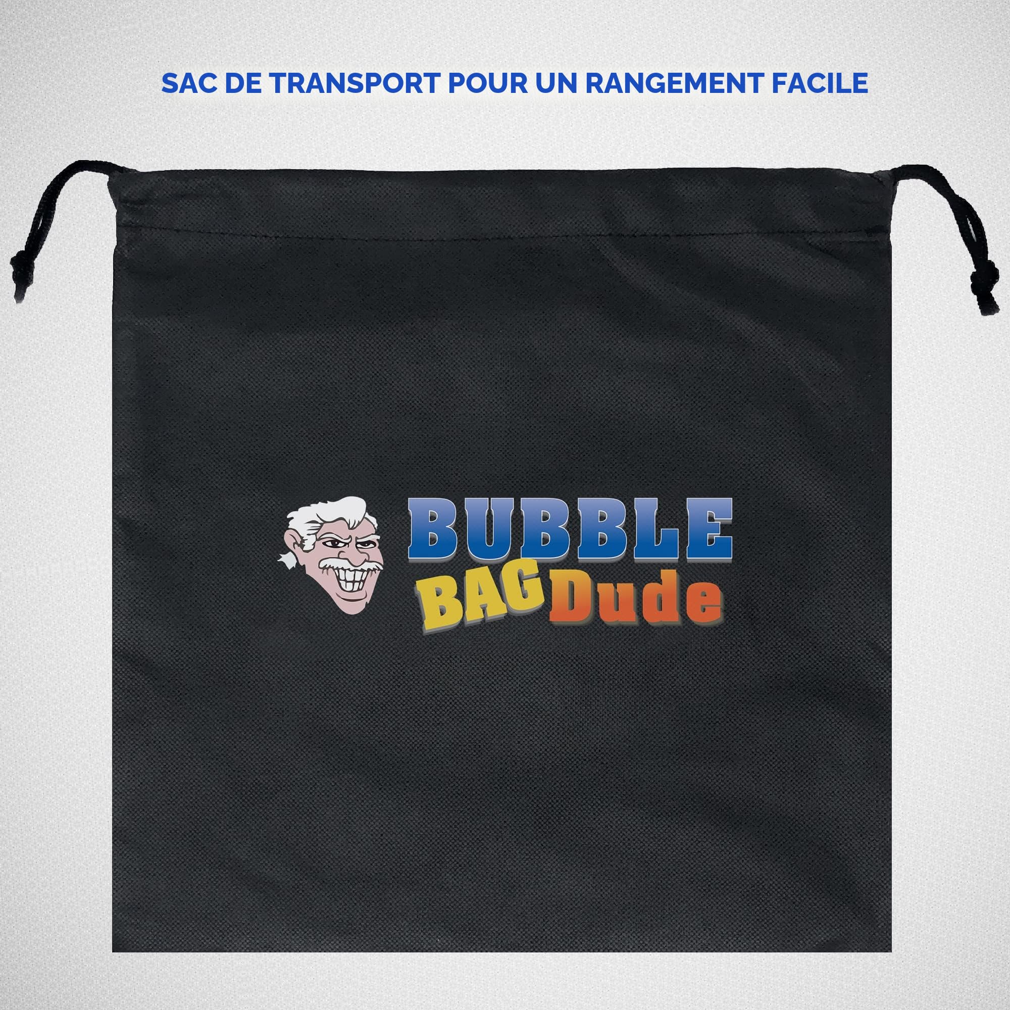 BubbleBagDude Kit d’extraction avec 4 sacs « Bubble Bag » de 19 litres, avec écran de pression et sac de rangement