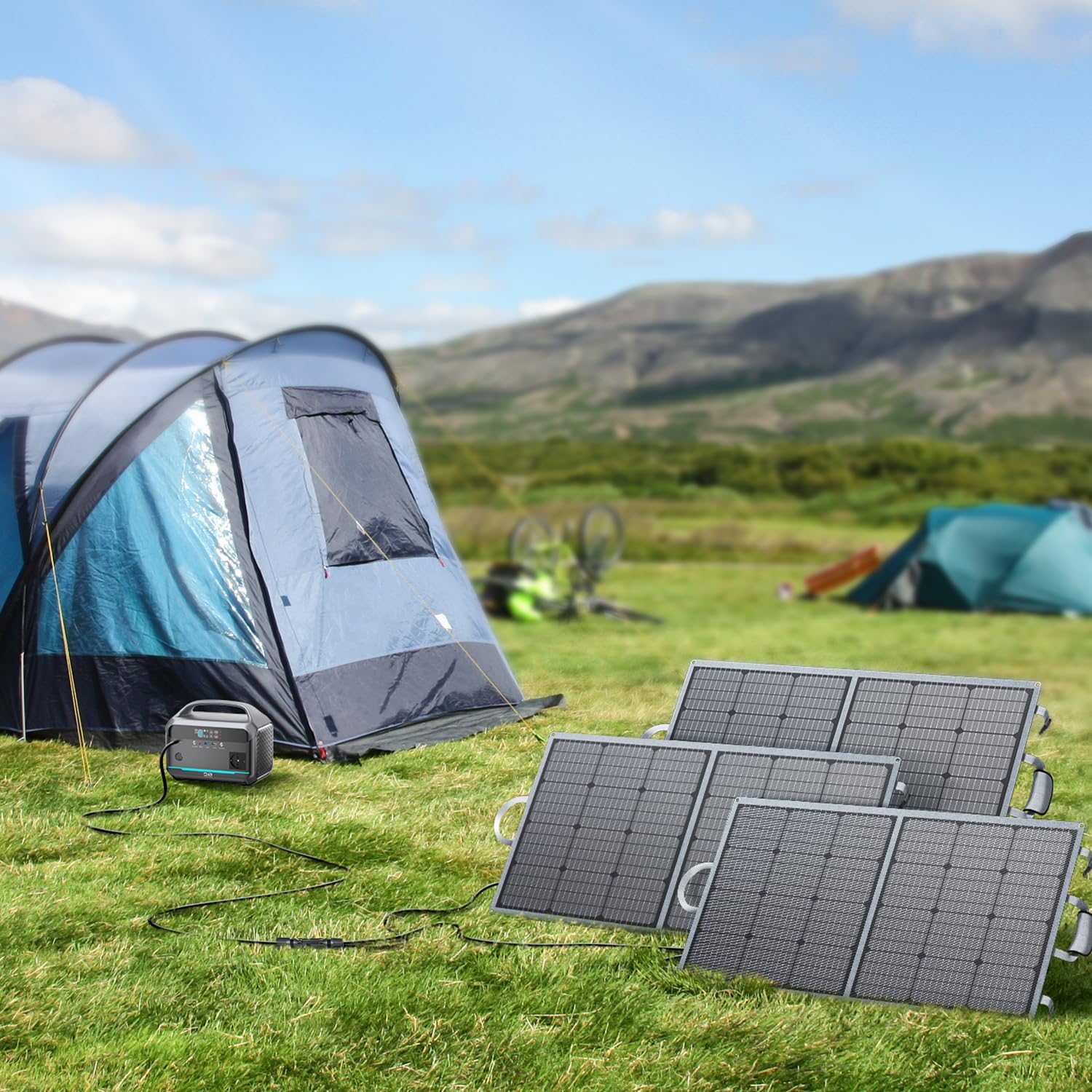 Snapklik.com : 2026 100W Portable Solar Panel For Power Station, 22% ...