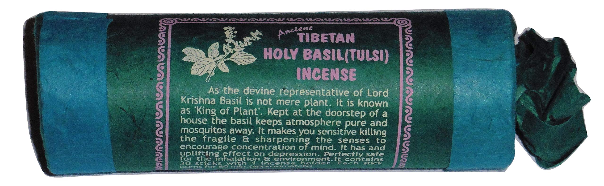 Mandala Art & Incense Tibetan Holy Basil (Tulsi) Nepalese/Tibetan Incense Sticks