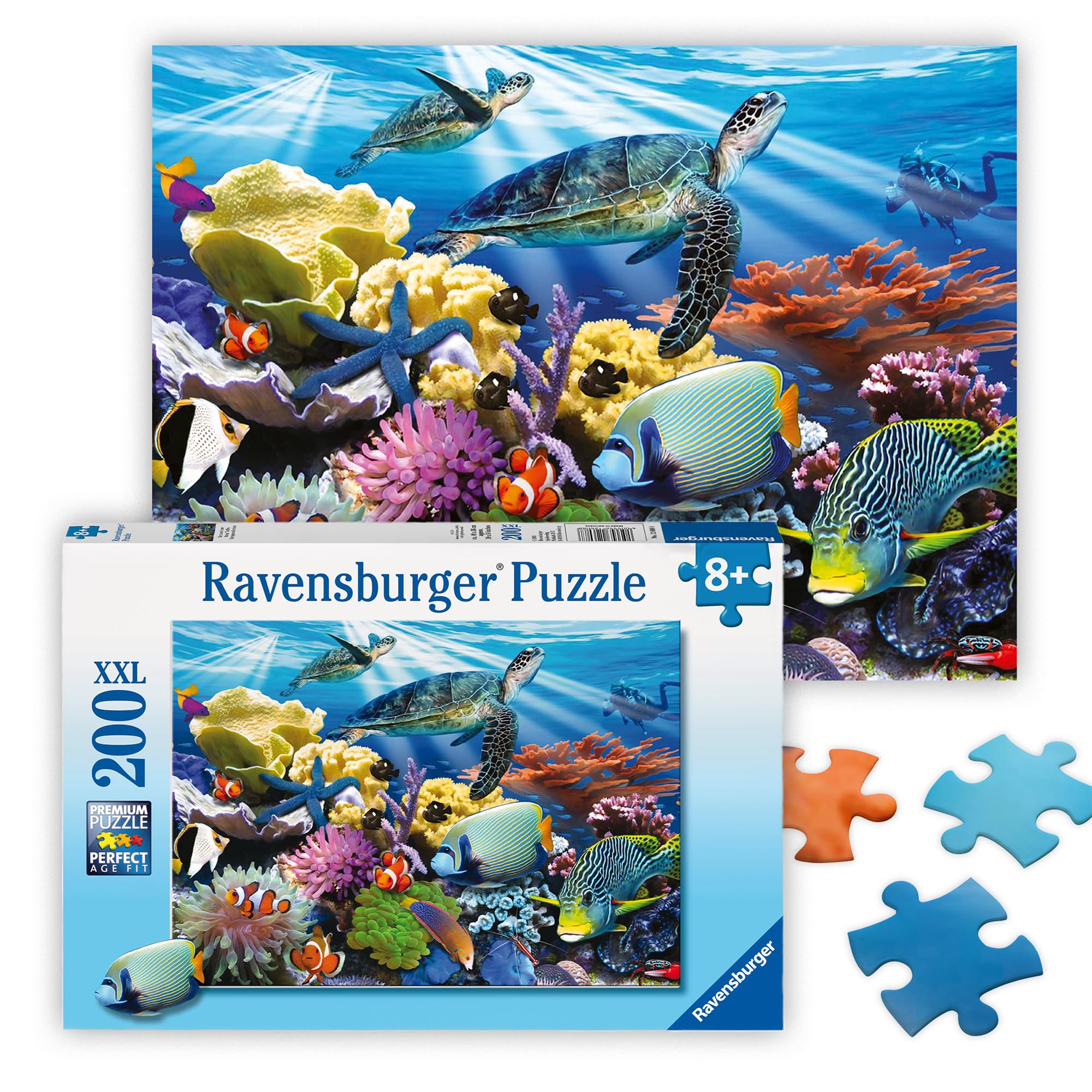 Ravensburger Ocean Turtles Jigsaw Puzzle (200 Pieces)