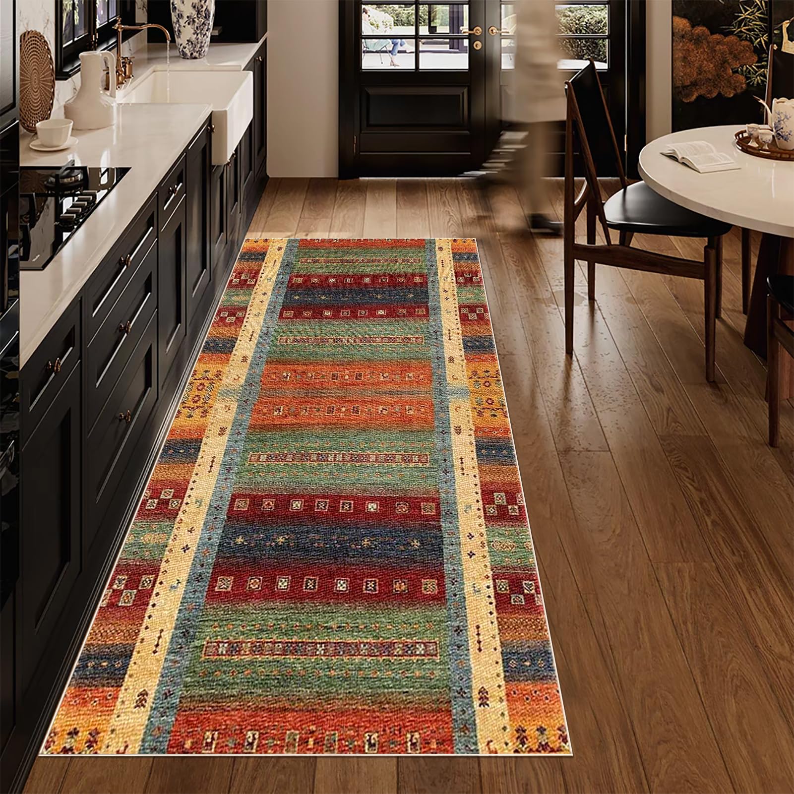 Tappeto Cucina Antiscivolo Lavabile Tappeto Ingresso Corridoio Tappeto Runner Passatoia Lungo Passatoia Corridoio Tappeti Stretti per Cucina Bagno Soggiorno Camera da Letto 40 x 200 cm
