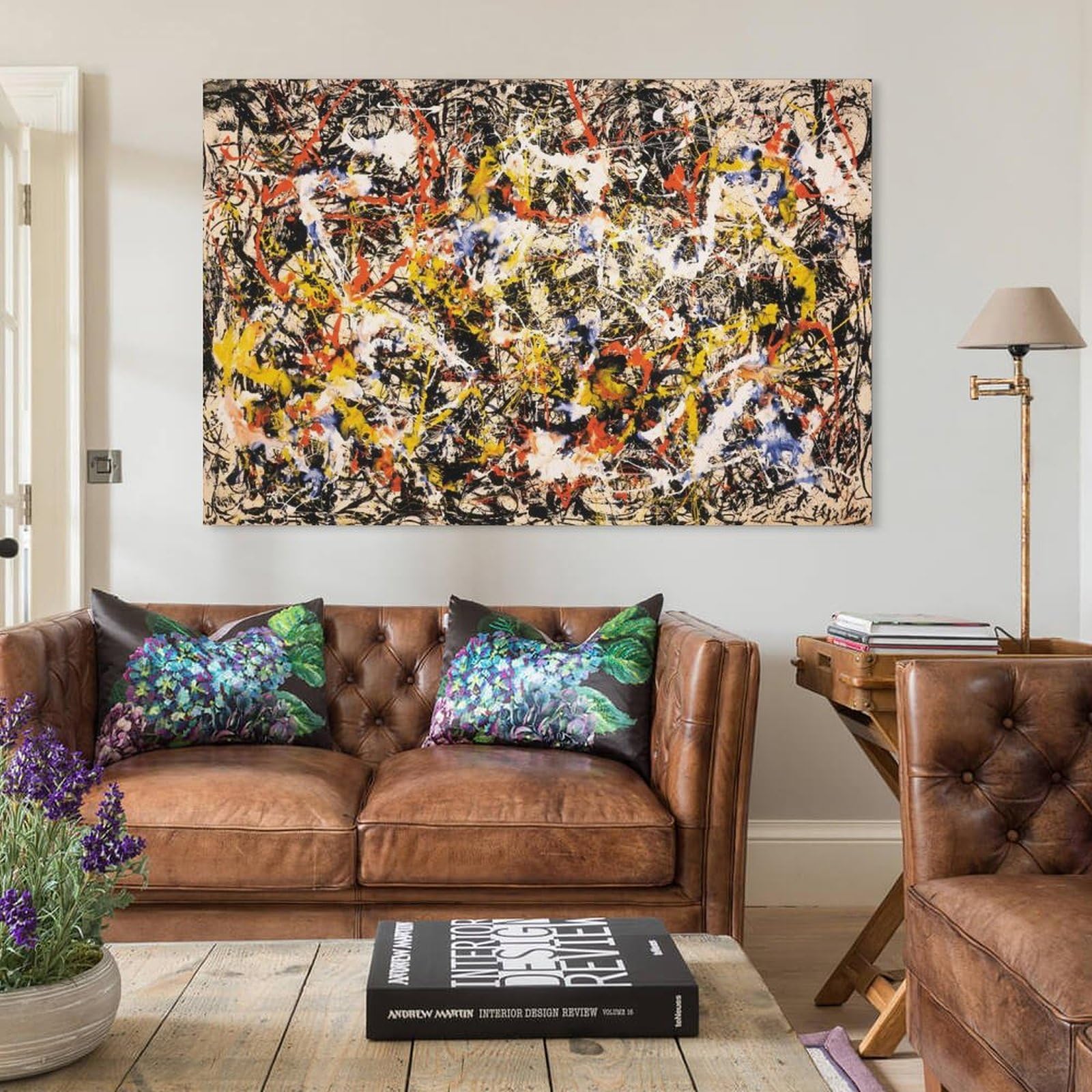 Amazon.co.jp: Jackson Pollockジャクソン・ポロック (収斂) 抽象