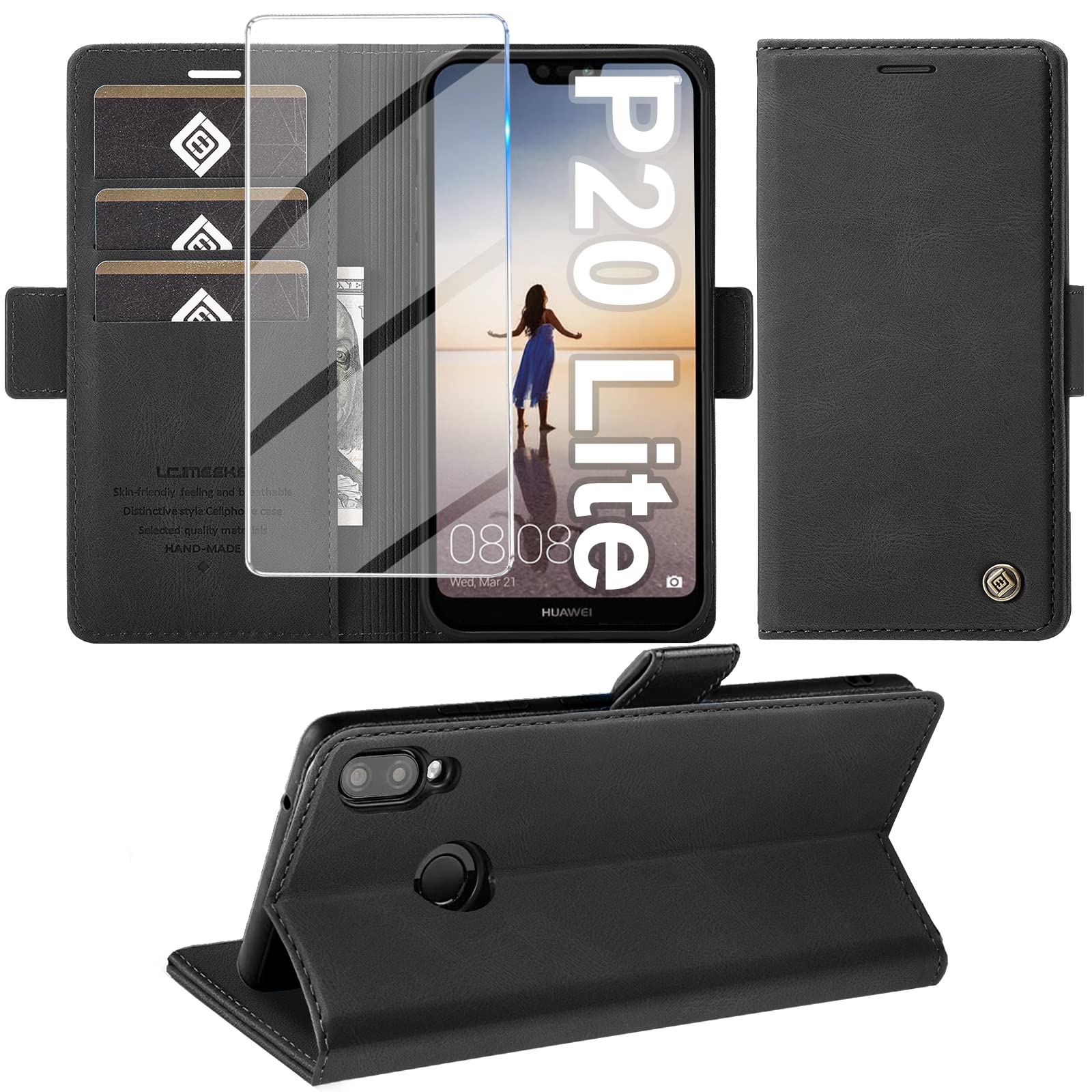 Giyer Handyhülle für Huawei P20/P20 Lite/P30/P30 Pro/P30 Lite Hülle