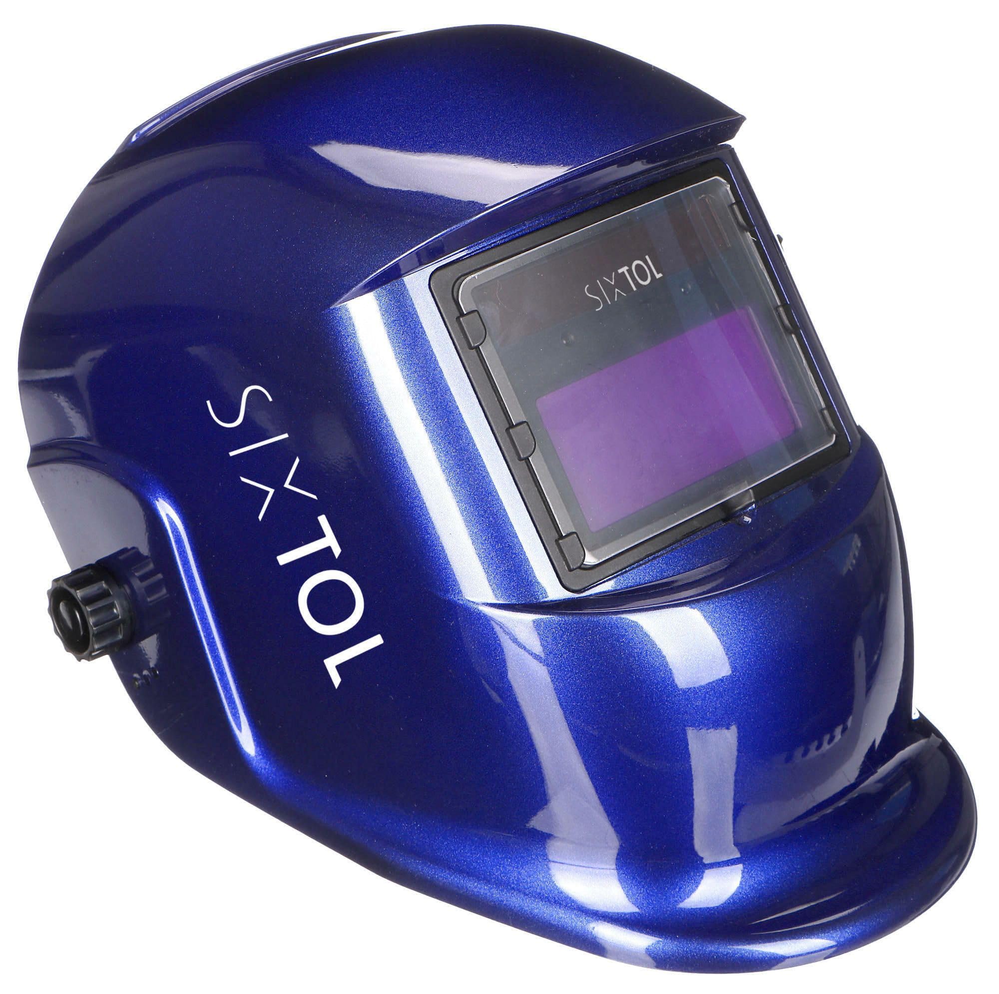 WELDING MASK 3 | samościemniająca przyłbica spawalnicza | DIN 9-13 | filtr solarny | niebieska