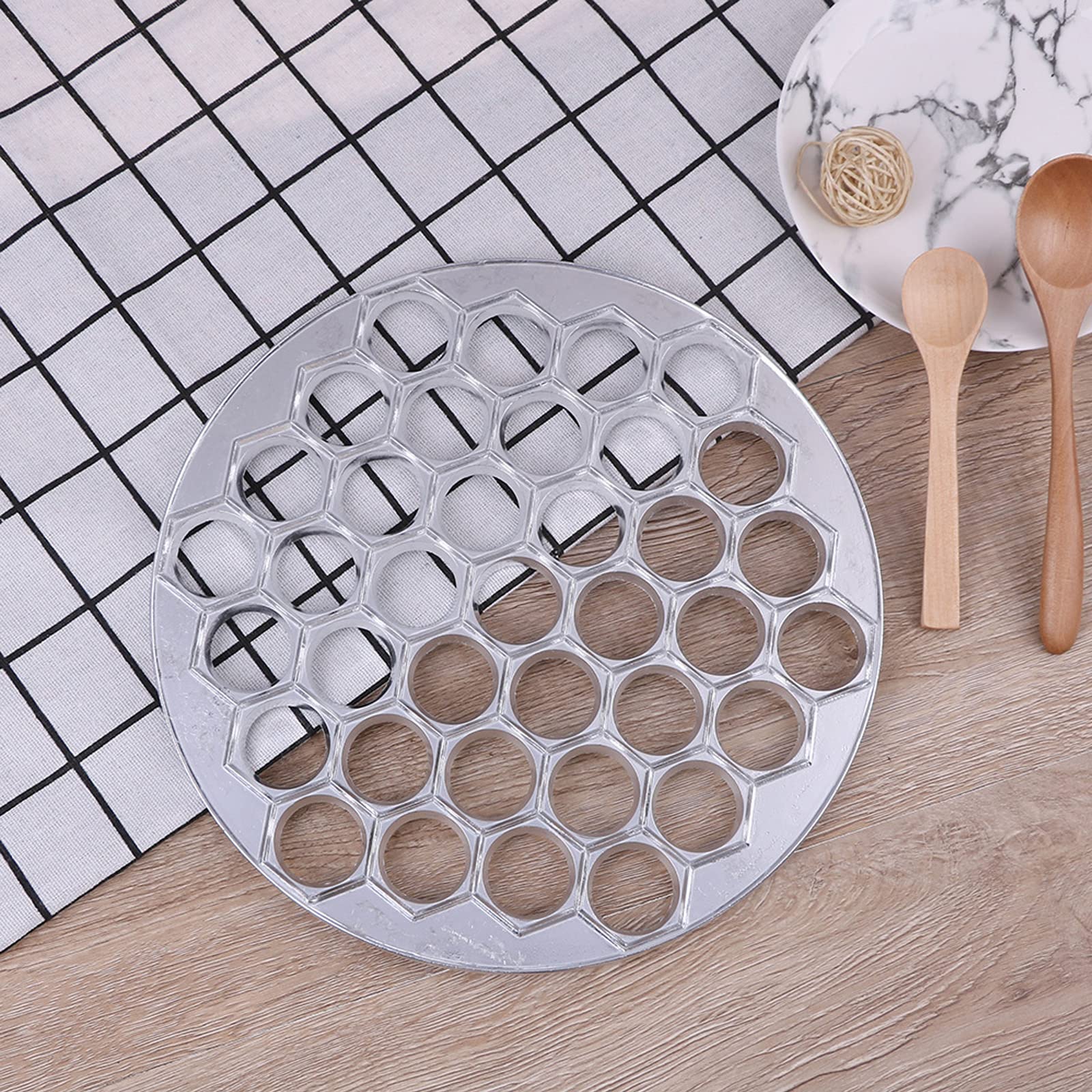 Stampo Gnocchi 37 Fori Produttore Di Ravioli Strumenti Ravioli in Lega di Alluminio Strumenti per Gnocchi di Pasticceria Per Cucinare Fai Da Te Feste Di Famiglia Feste e Picnic
