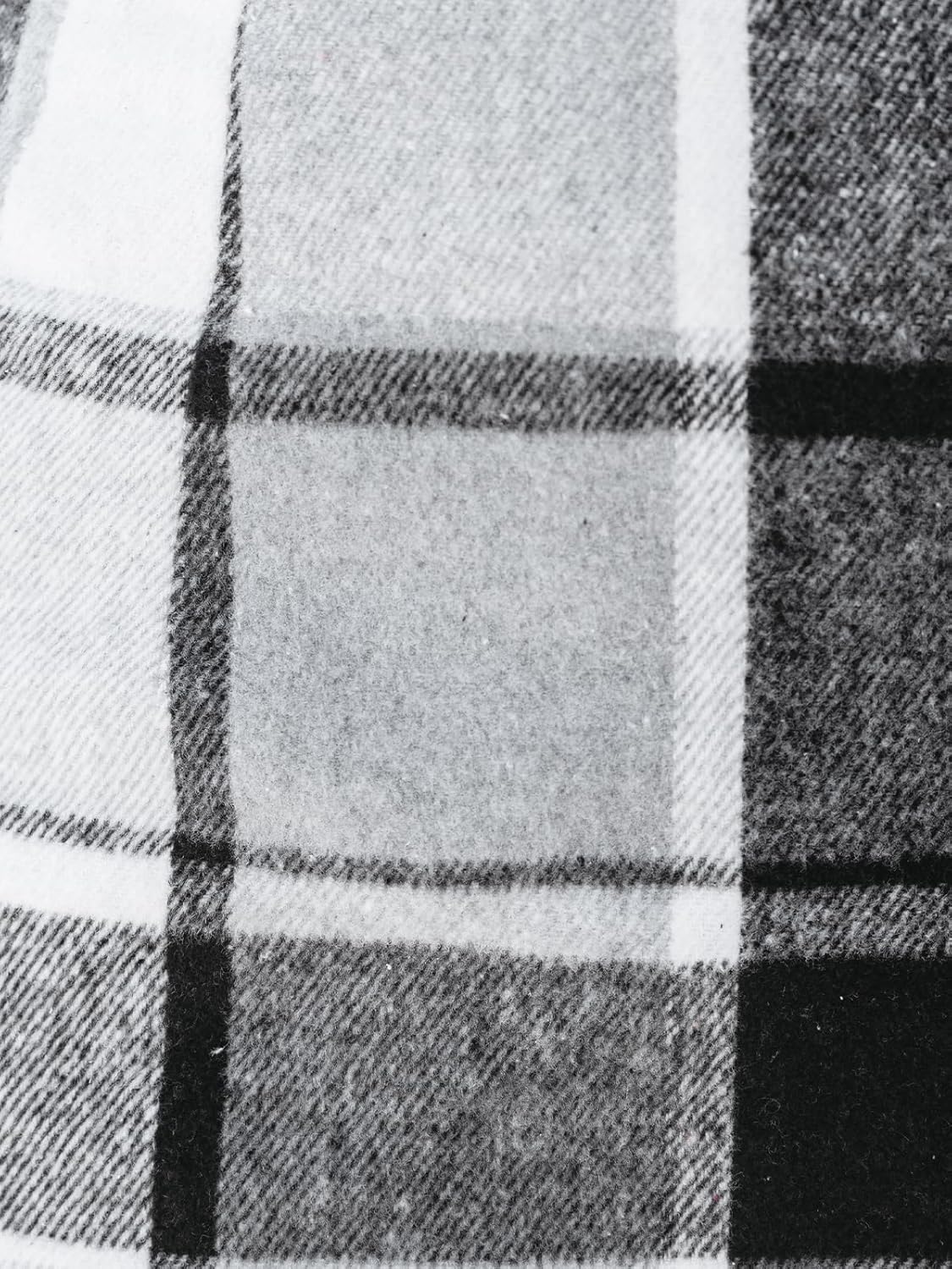 CUPSHE Women's High Waist Plaid Skirt Causal Bodycon Pencil Wool Mini Skirts Winter Fall A Line Elegent Outfits - Image 4