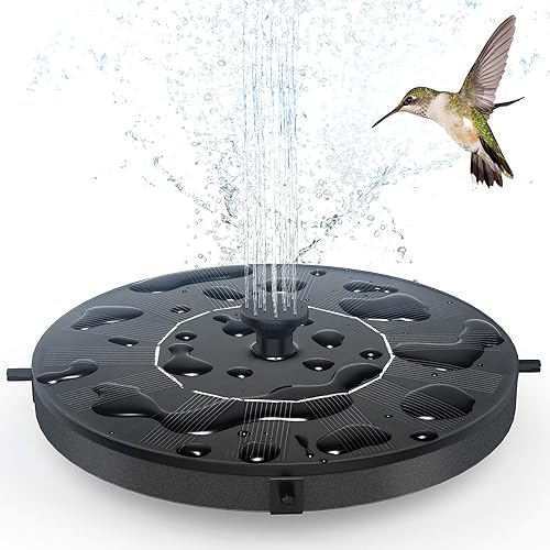 Solar Fountain Water Pump for Bird Bath, Floating Solar Powered