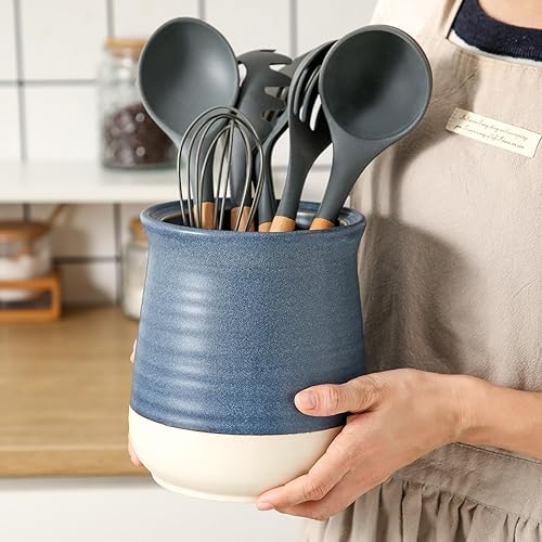 Miniatura 2 de Soporte para utensilios para encimera de cocina, azul cobalto