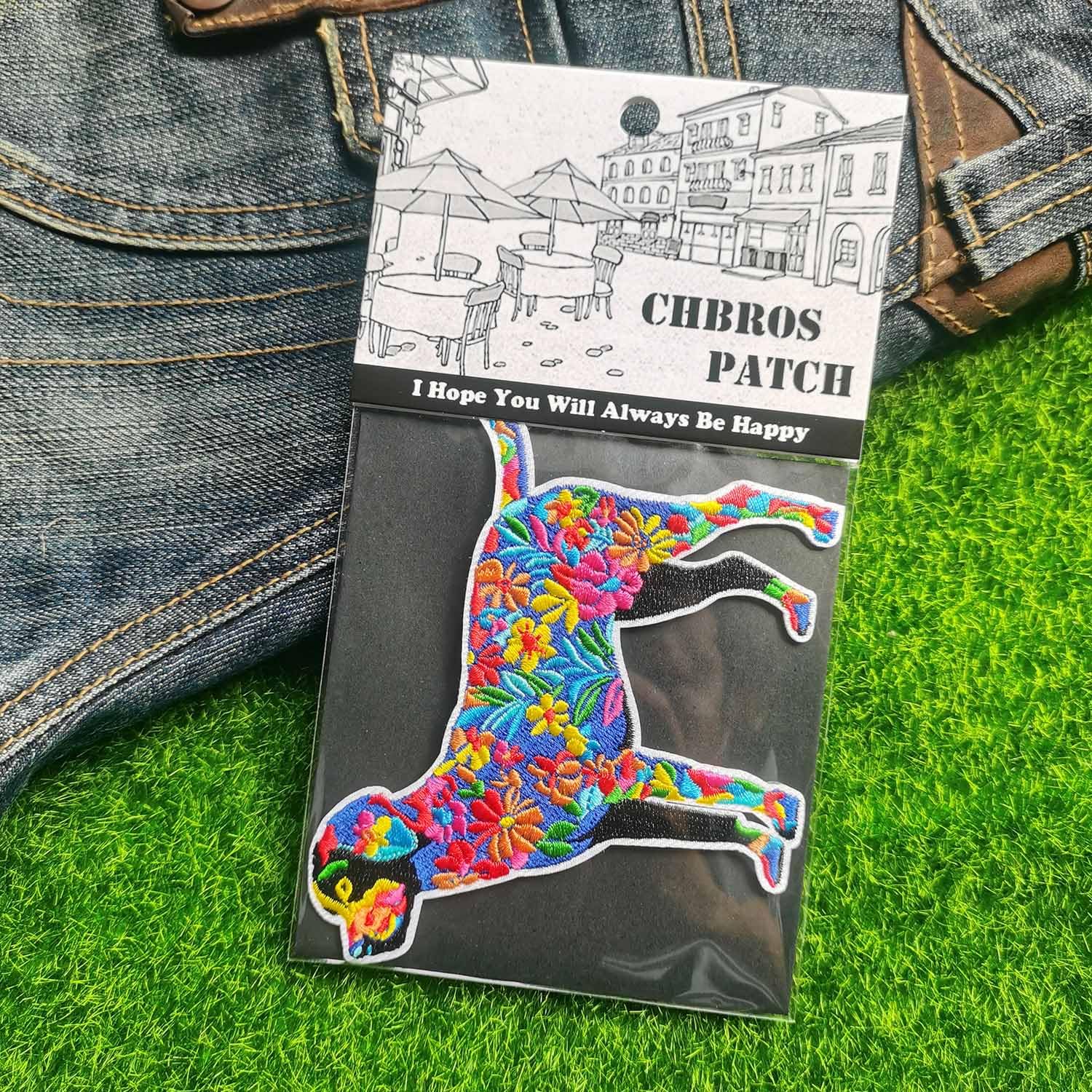 BPA Embroidered Patches Iron on Sew on Patches for Clothing Jackets etc, 0W-ENGP-MPD3, 12cm x 9.5cm - Image 4