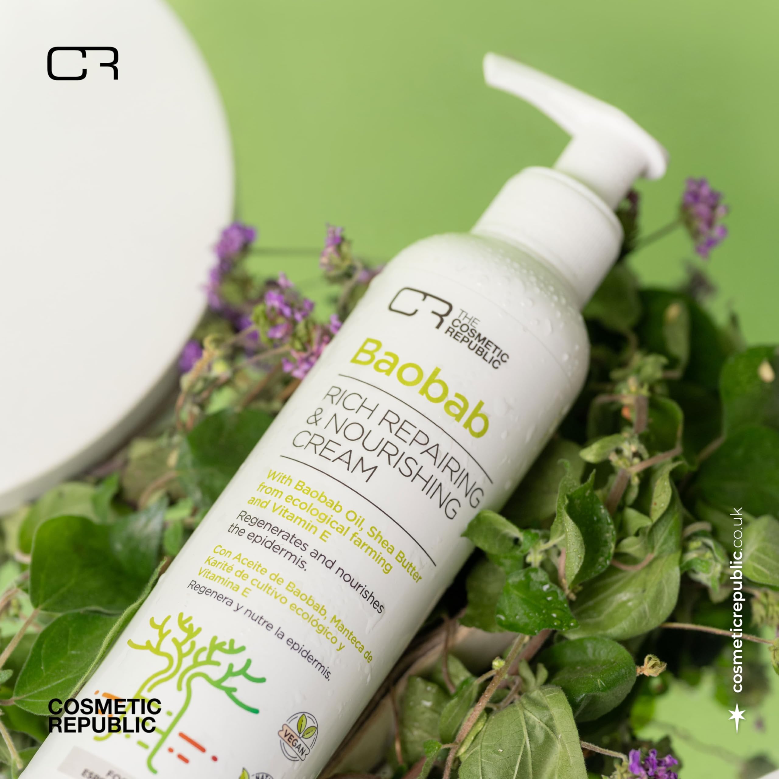 The Cosmetic Republic Baobab Cream - Rich Repairing Skin Moisturizer for Nourishing Dry Itchy Skin, 200 ml (Pack of 1) - Image 2