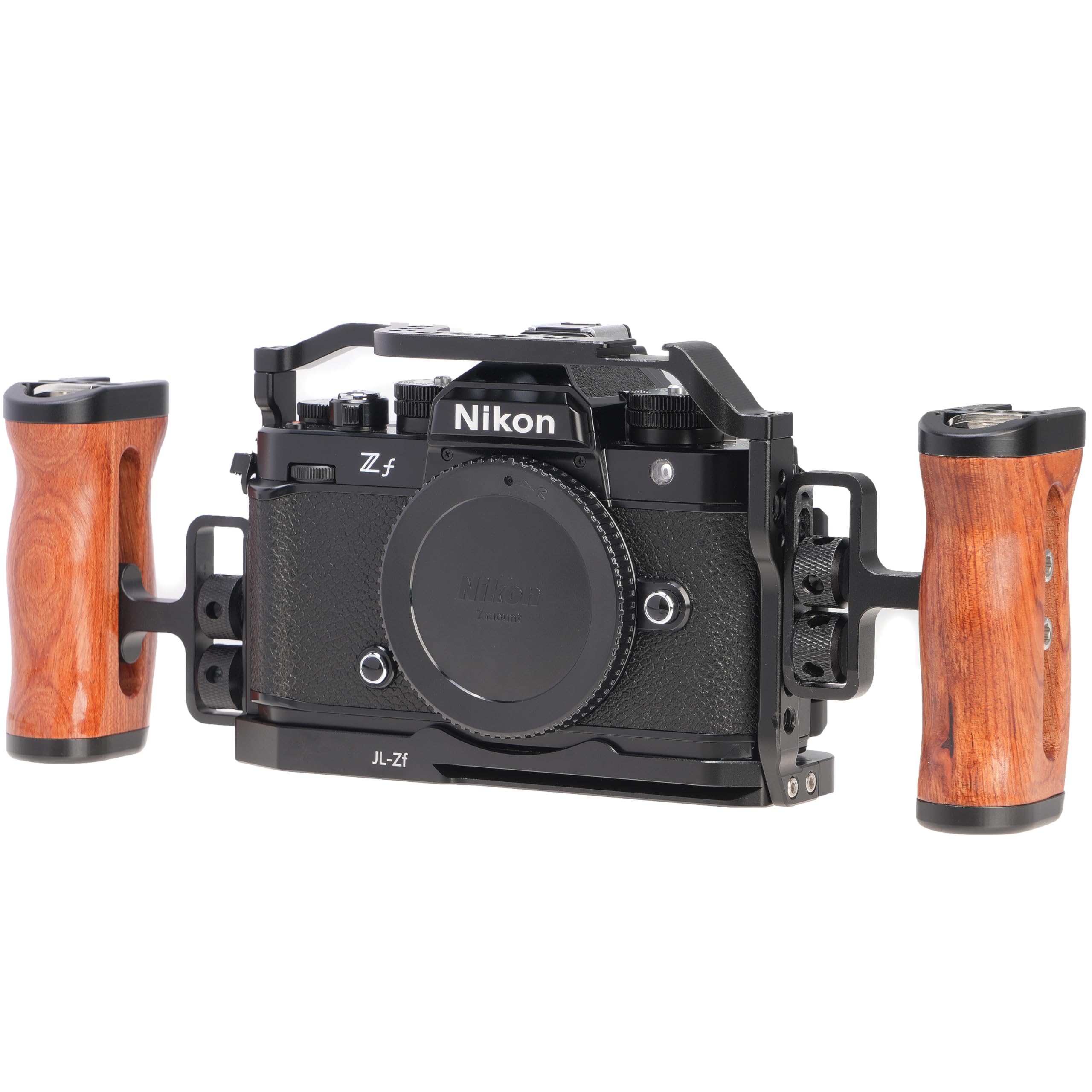 Fotga Zf - Gabbia per fotocamera + maniglia superiore per Nikon Zf Mirrorless Camera Vlog Video Shooting Film Making con 1/4"-20 3/8"-16 fori Cold Shoe Mount, maniglia Arri Locating Hole,Camera