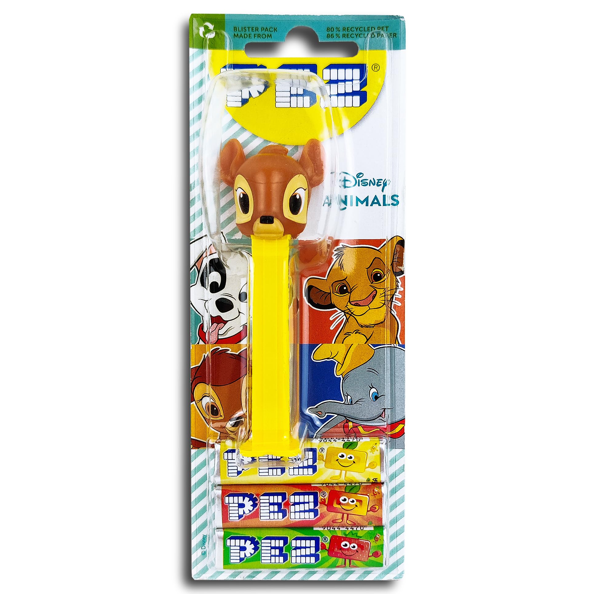PEZ Spender Disney Animals inkl. 2 x Pez Bonbons 2 x 8,5 g