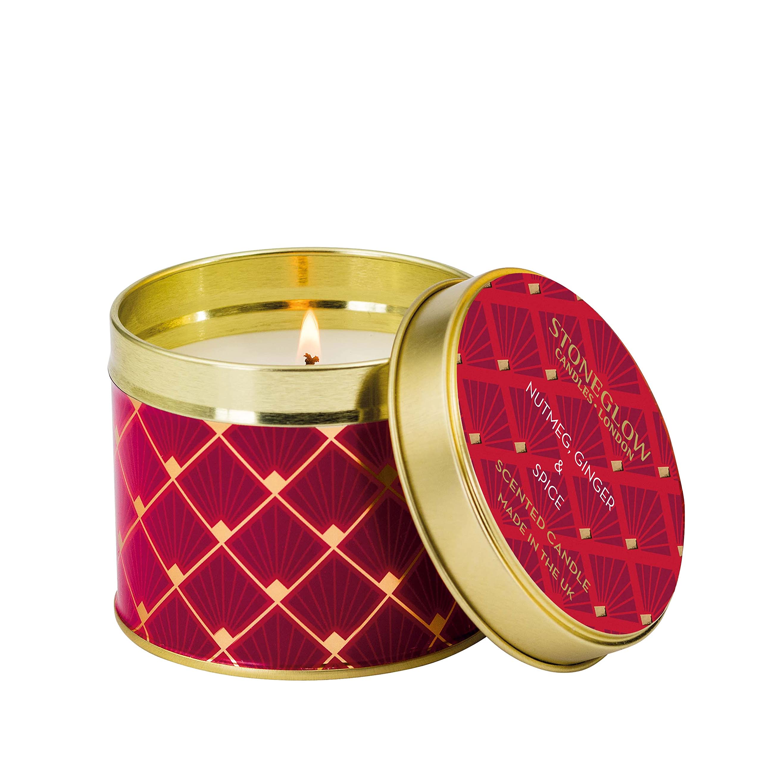 Stoneglow Seasonal Collection - Nutmeg, Ginger & Spice - Scented Candle Tin