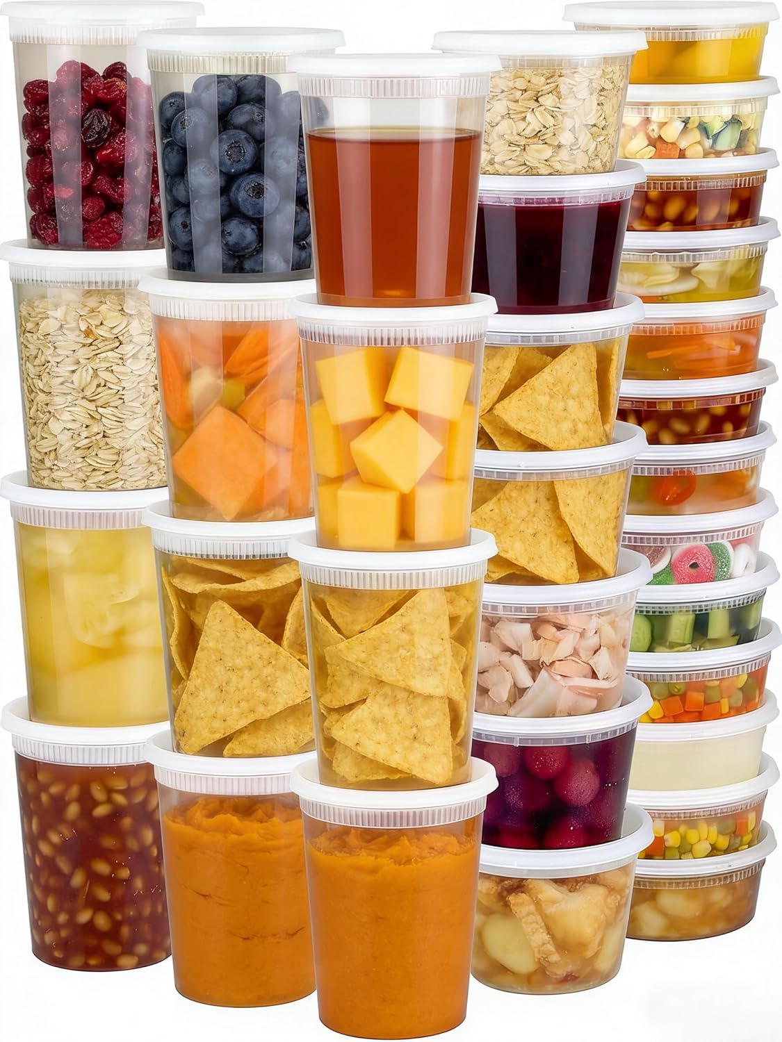 Pure Future 120-Pack Deli Containers with Lids