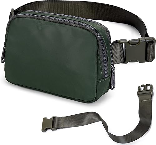 AROME Mini bolsa de cinturón para mujer, riñonera de moda, cangurera cruzada con extensor de correa para mujeres y hombres, bolsa de cintura