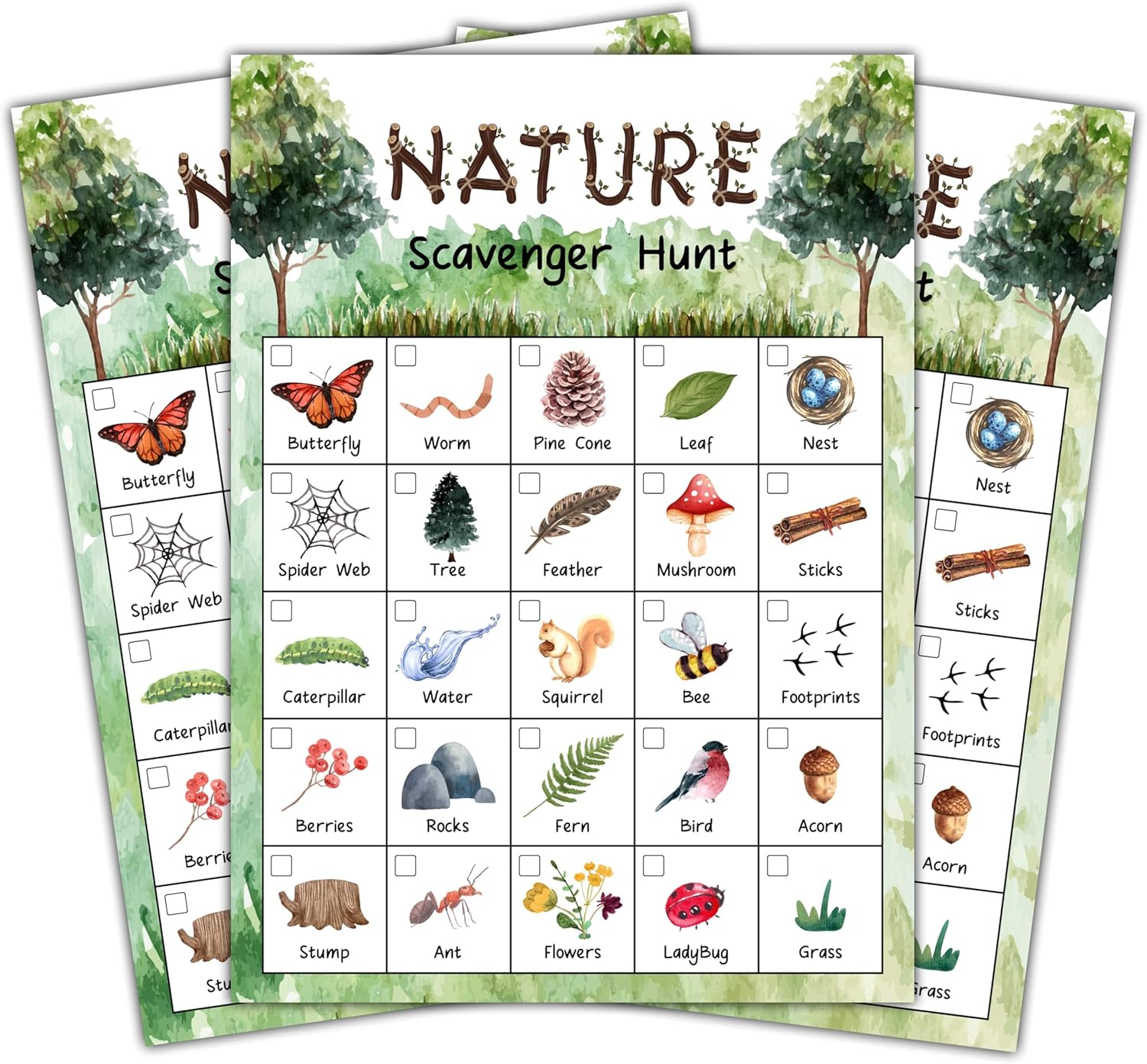 Foosproea Nature Scavenger Treasure Hunt Games