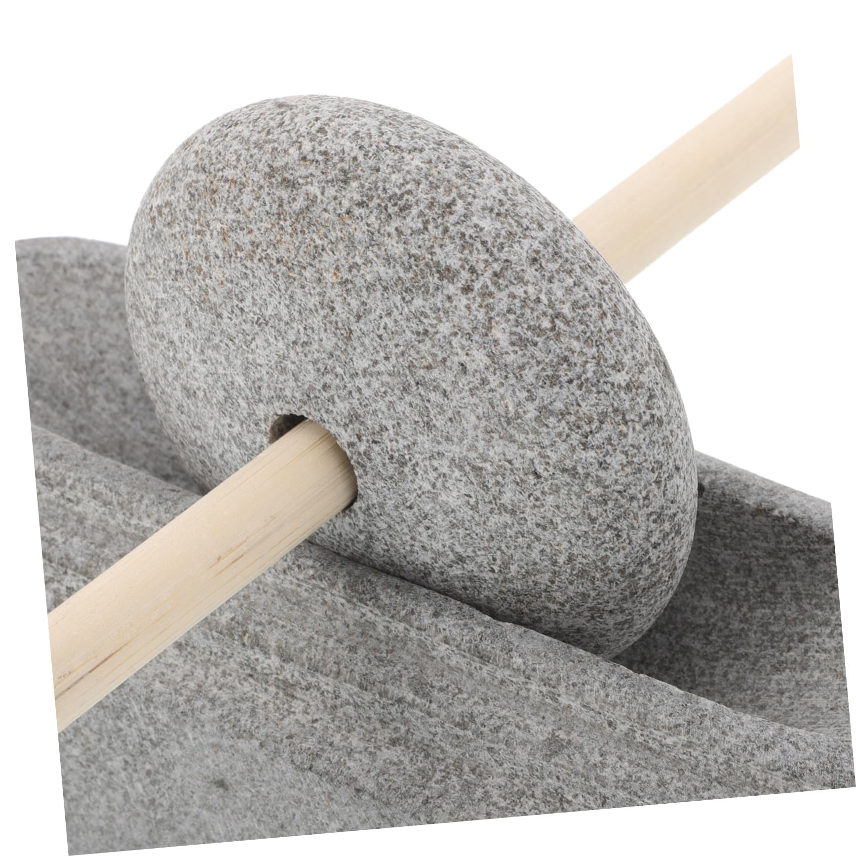 Molinillo Triturador de Especias de Piedra Natural, Juego Manual