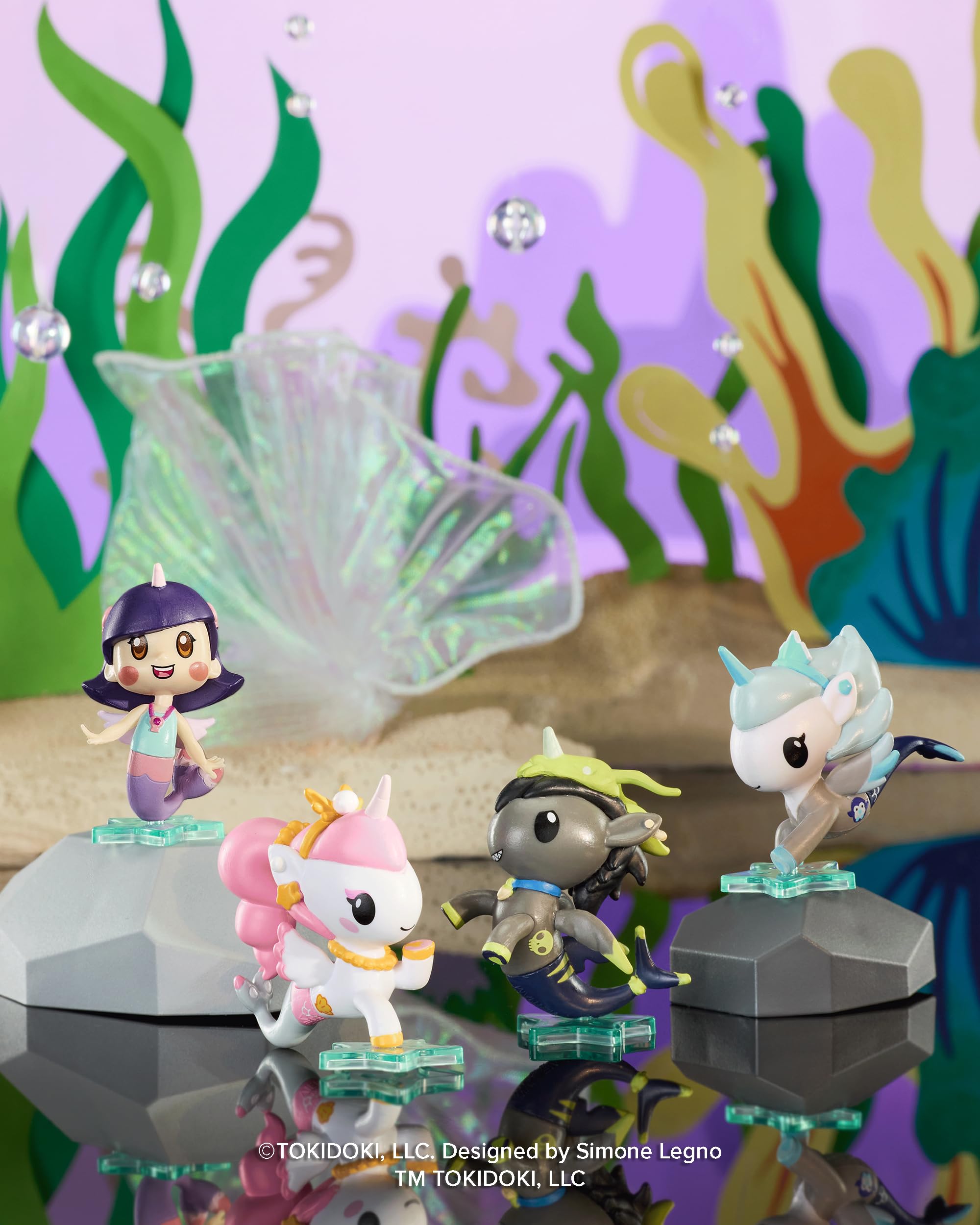 Amazon.com: Jazwares Mermicorno: Starfall 2” 4 Figure Pack - Astra