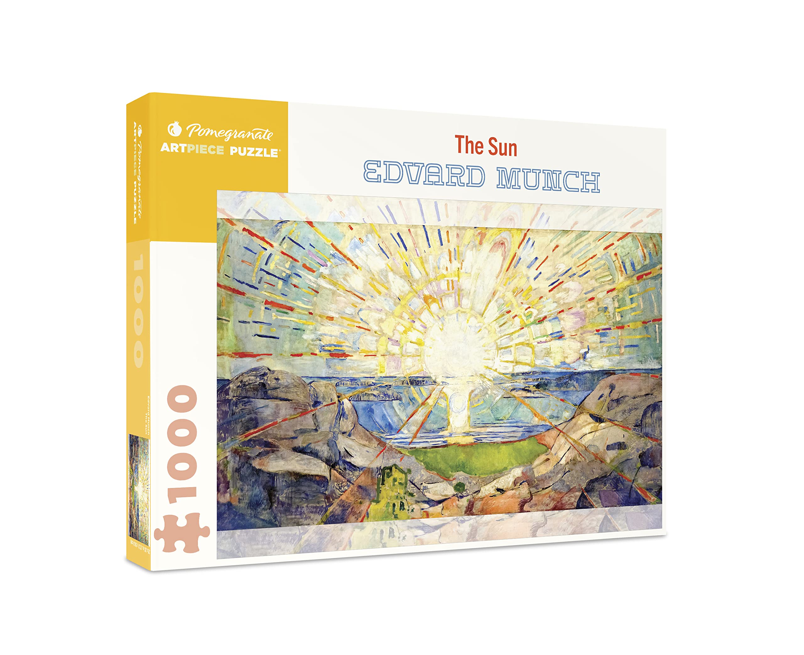 Pomegranate 1000-Piece Jigsaw Puzzle for Adults, Edvard Munch's The Sun, Matte Finish, Snug Fit