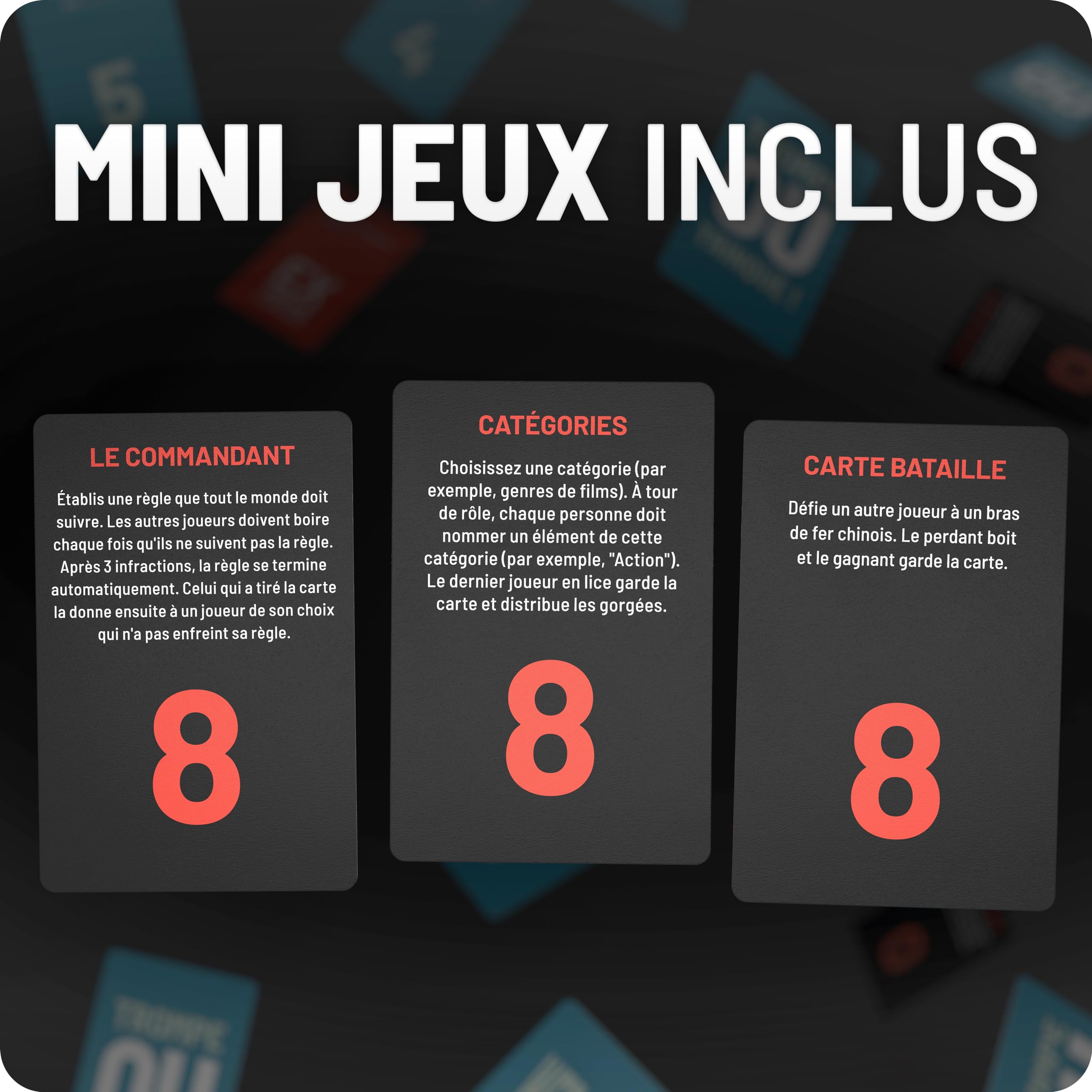 Trompe ou Trinque - Jeu de Fête Amusant avec 100 Cartes - Jeu à Boire pour Adultes dès 18 Ans - Édition Française