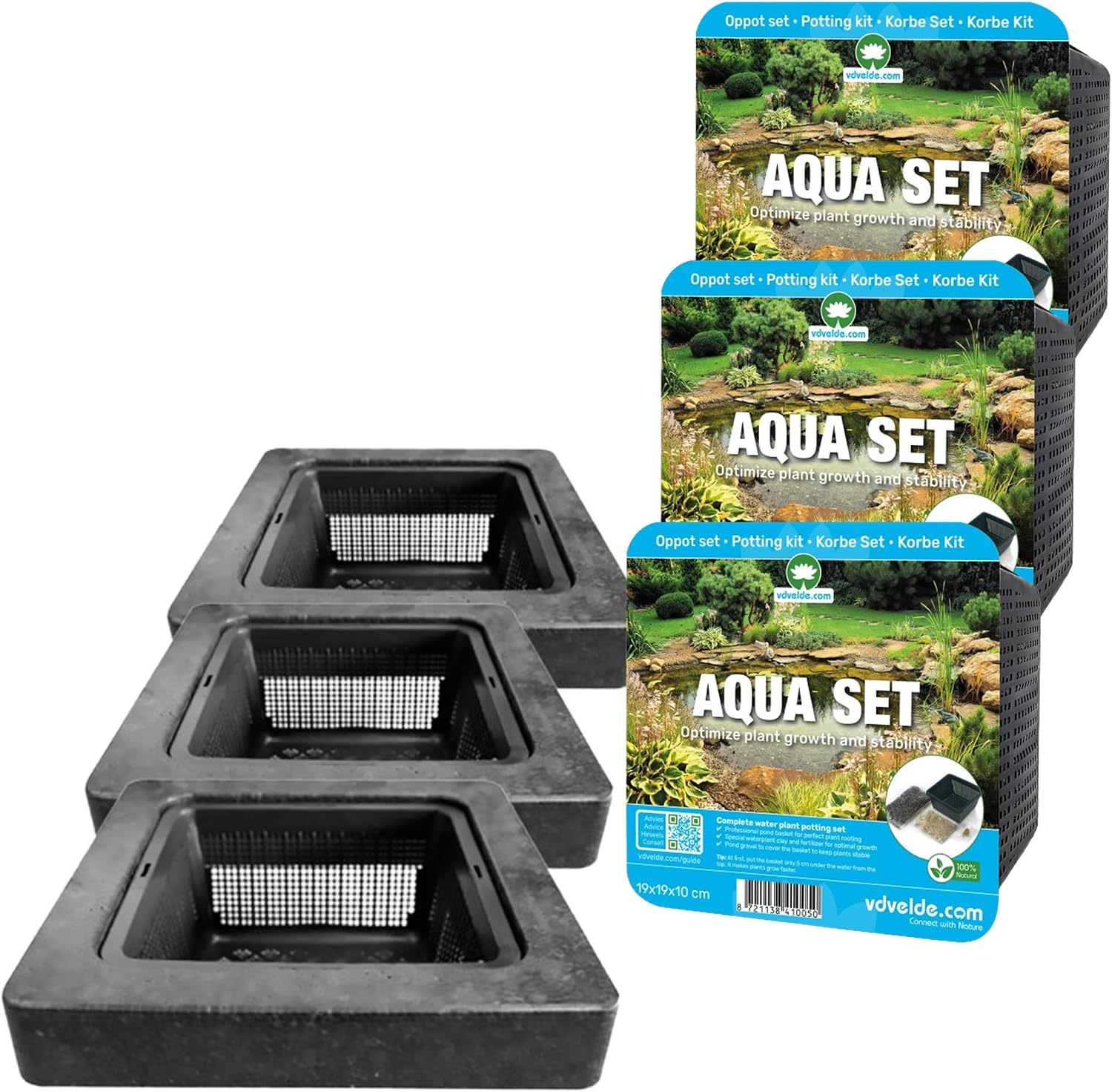 Floating plant island - DIY set - 3 pieces