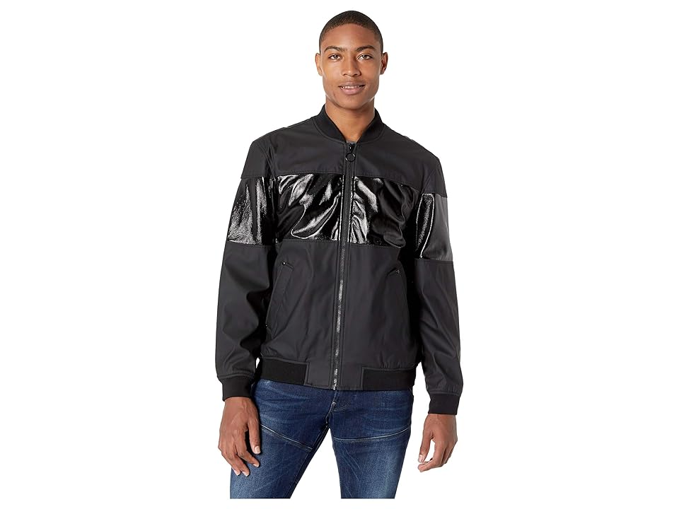 

Sean John Waterproof Bomber Jacket (Black) Men's Coat