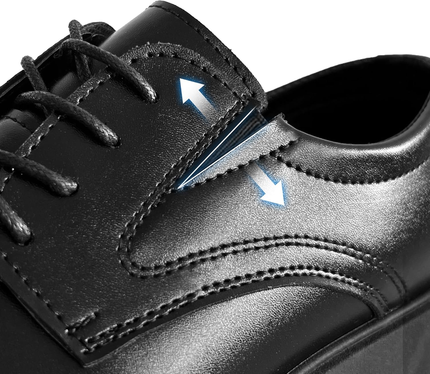 Men’s Dress Shoes Formal Oxford Slip On Business Derby Classic Lace-Up Tuxedo Shoes - Image 3