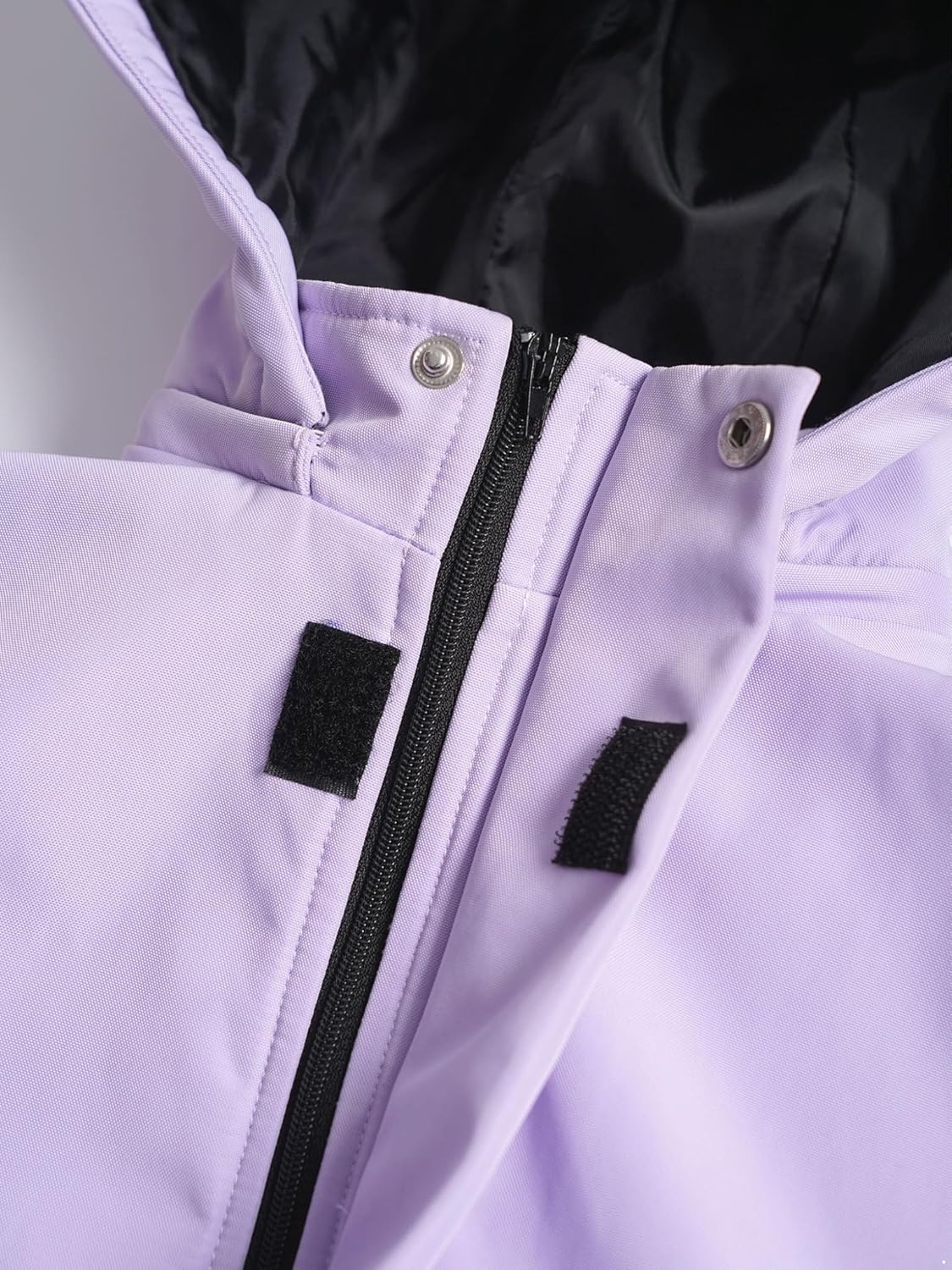 TTAO Kids Girls Waterproof Snow Jacket Color Block Windproof Ski Coat Winter Snowboard Jacket with Hood