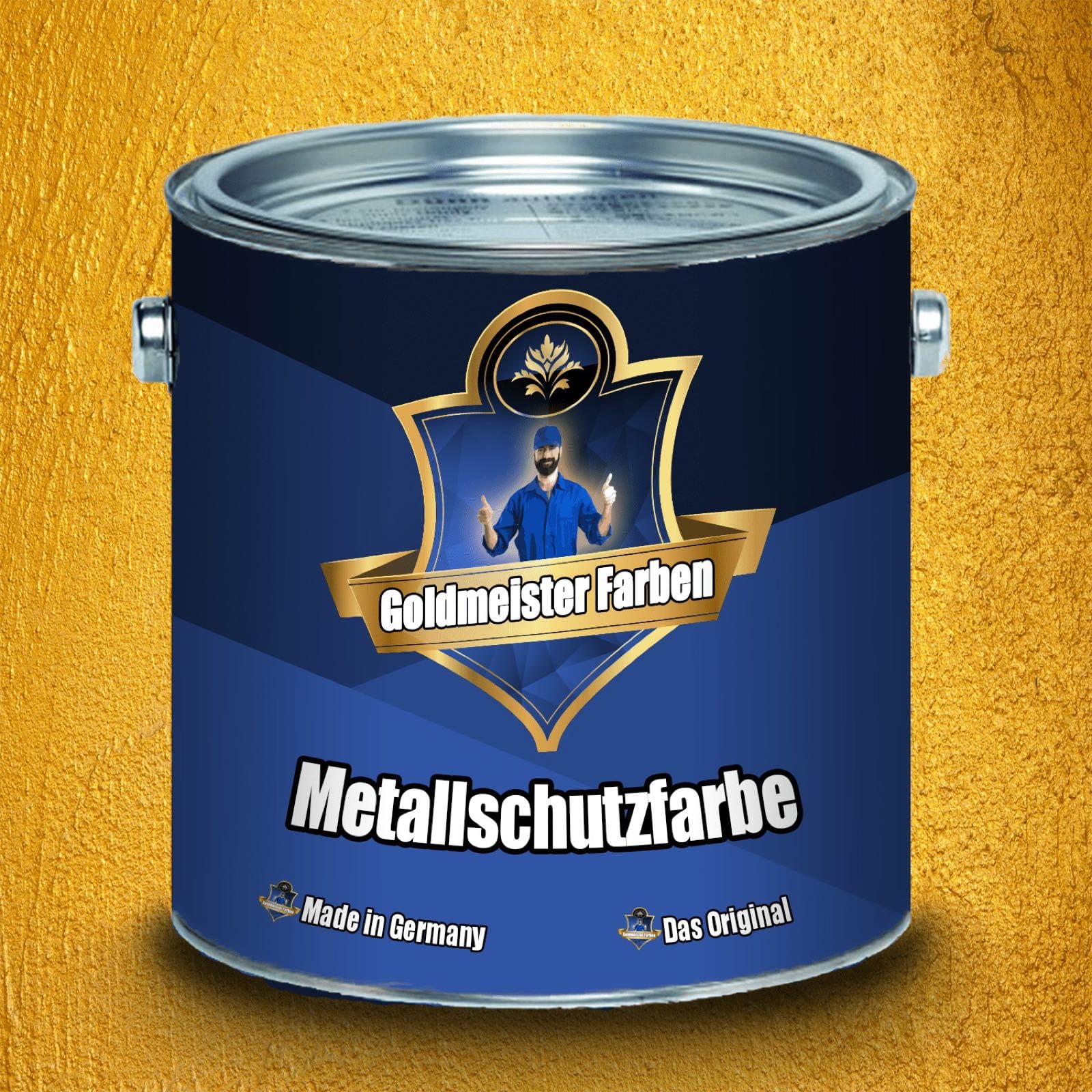 Goldmeister Farben meisterhafte Rostschutz-Grundierung Rostschutz-Farbe in Hellgrau und Rotbraun schnelltrocknende Grundierung besonders robust und langlebig (5 L, Hellgrau)