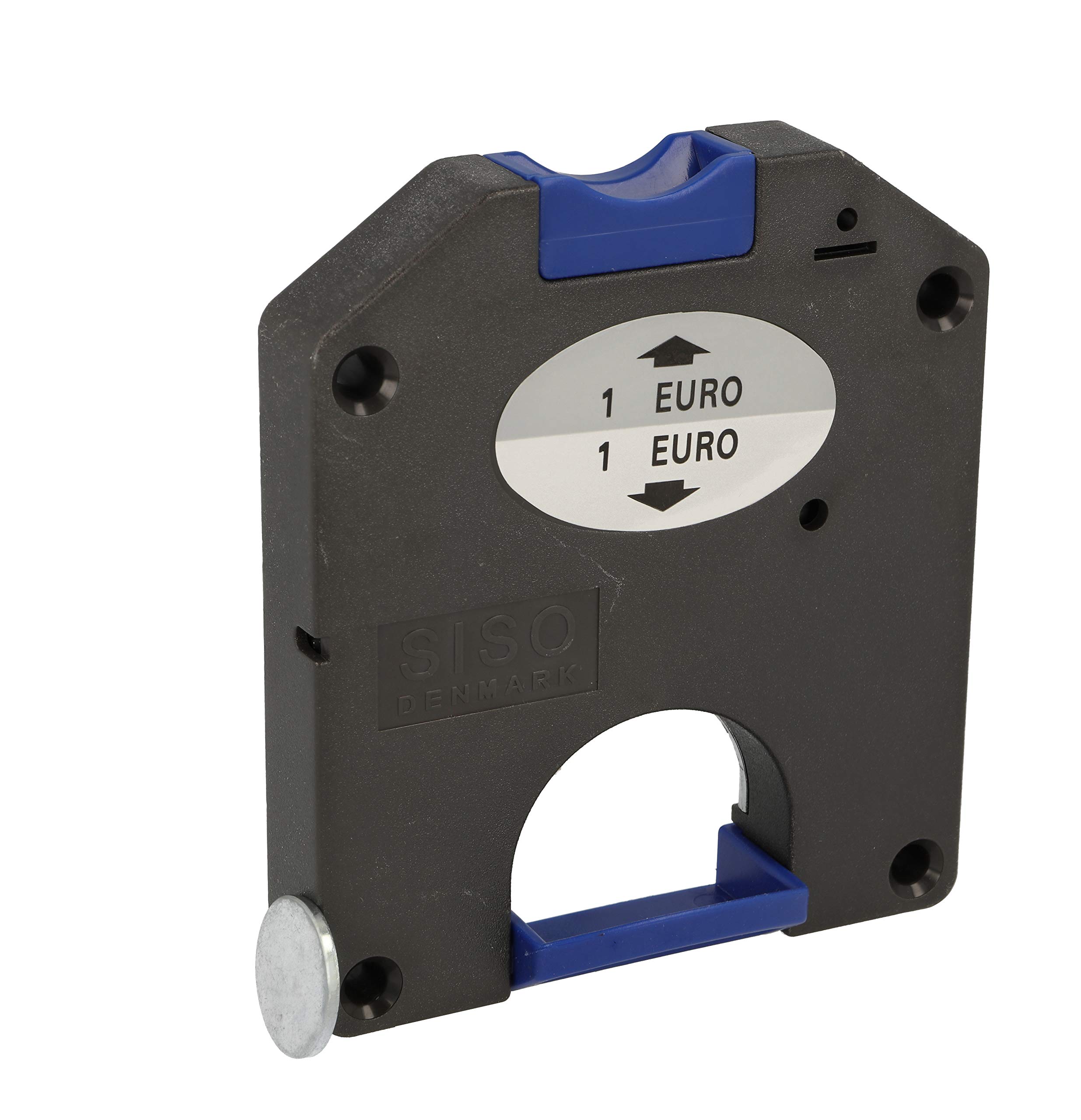 UMAXO Bloqueo de monedas de 1 euro, cerradura para caja fuerte, vestidor, armarios