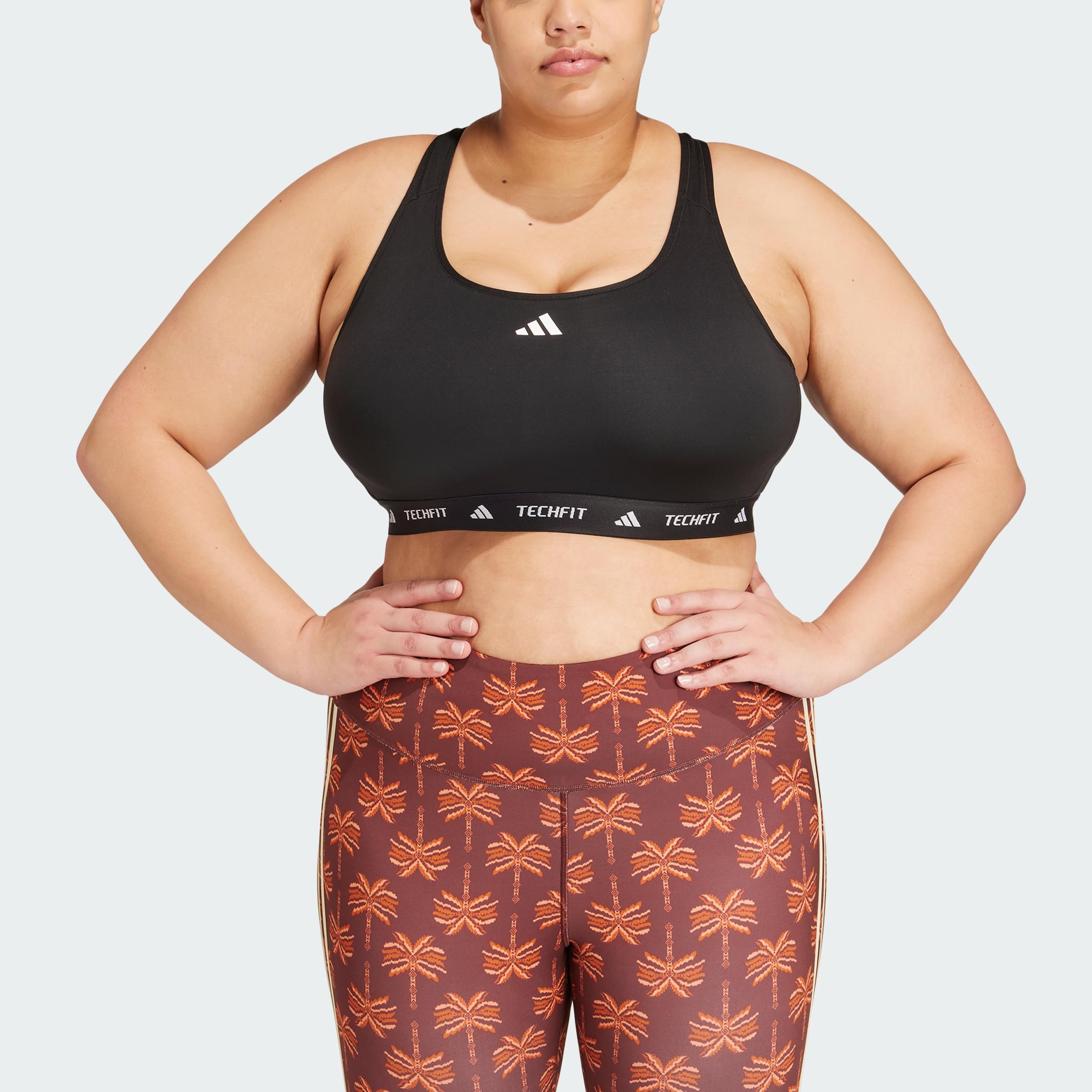 adidas Techfit Plus Size Bra Reggiseno Sportivo Donna (Pacco da 1)