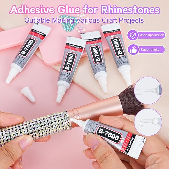 Canvalite 20000Pcs Resin Jelly Rhinestones for Bedazzling Kit