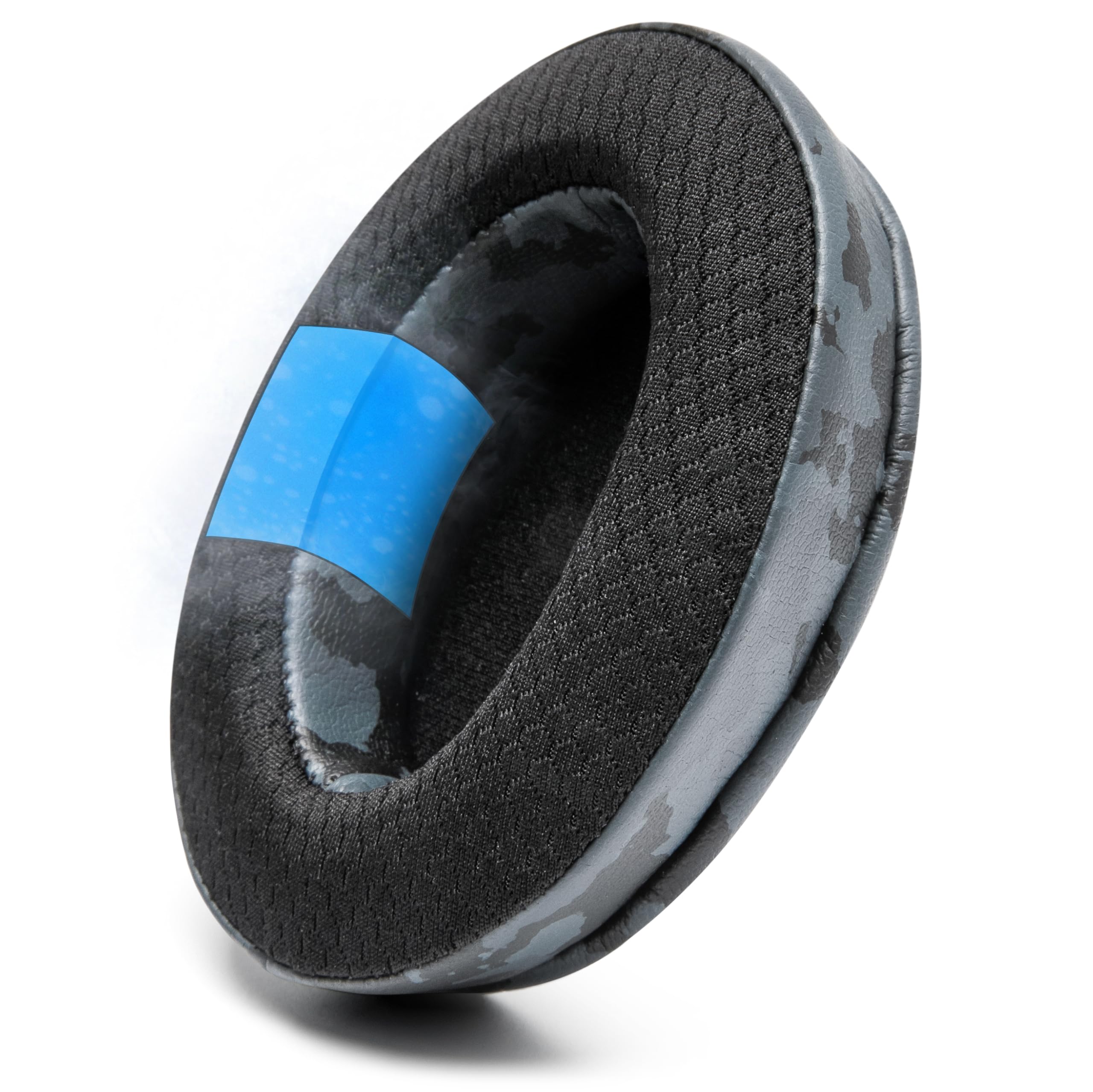 WC Modkit Arctis Nova 7 – Cuscinetti auricolari in gel, fascia larga e piastre laterali compatibili con Arctis Nova 7, 5, Pro WIRED e altri, realizzati da Wicked Cushions | Black Camo