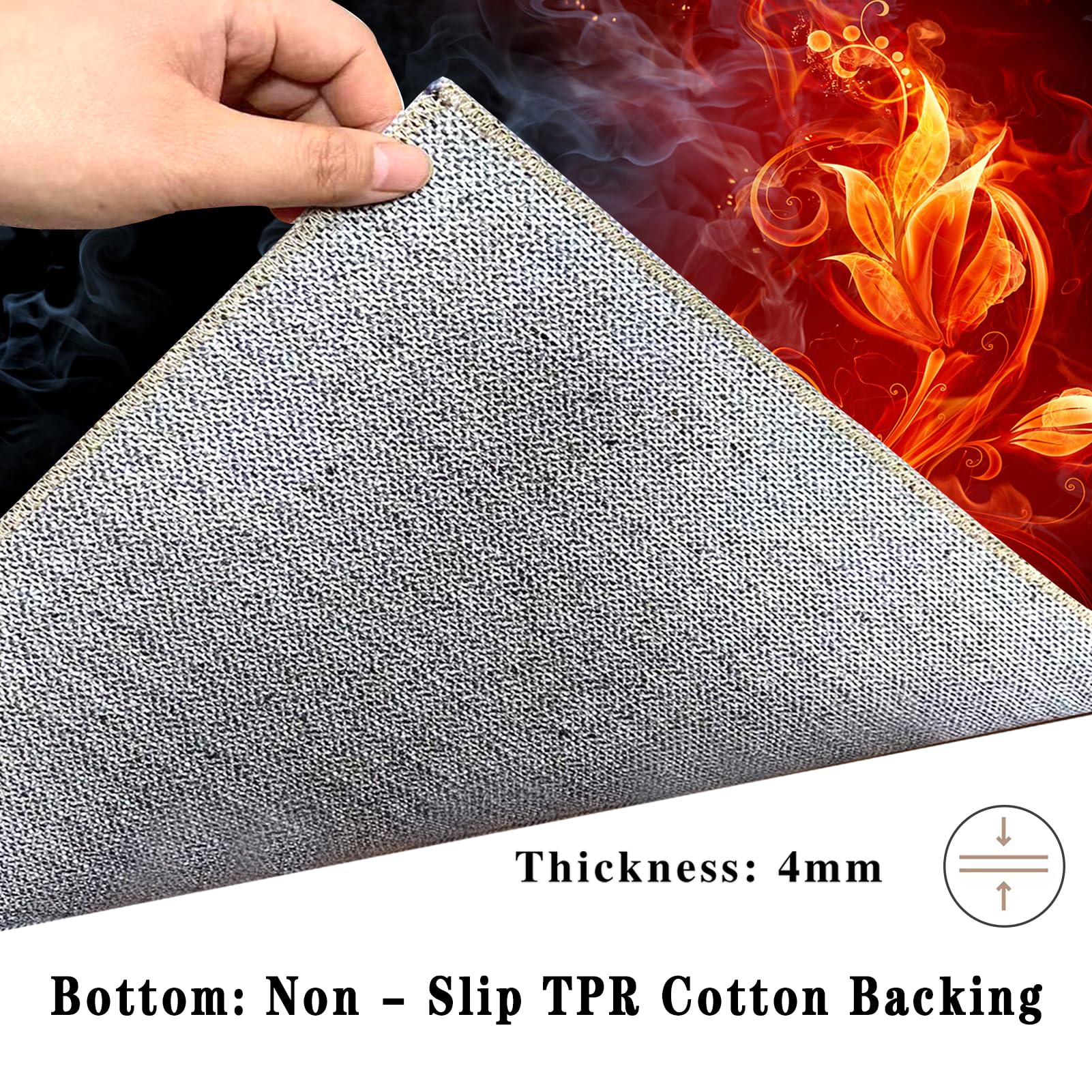 Schreibtischstuhl Unterlage - Bodenschutzmatte Bürostuhlunterlage Gaming Teppich- Bürostuhl Matte - Bodenschutz Bürostuhl Teppichschoner für Parkett Laminat Hartböden Teppichboden 100 x 120 cm