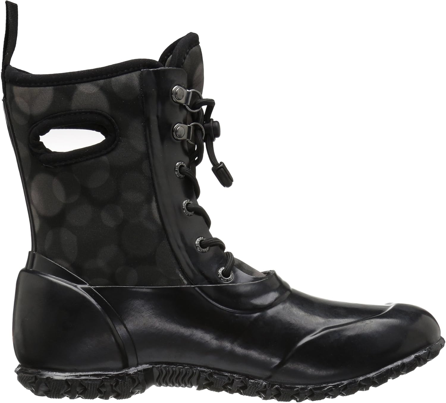 BOGS Girl's Sidney Waterproof Lace Up Boys Rain Boot