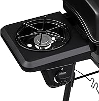 Vista 9 de Char-Broil® Serie Clásica™ Parrilla de gas propano con 3 quemadores con quemador lateral con convección de acero inoxidable - 463773817-P2