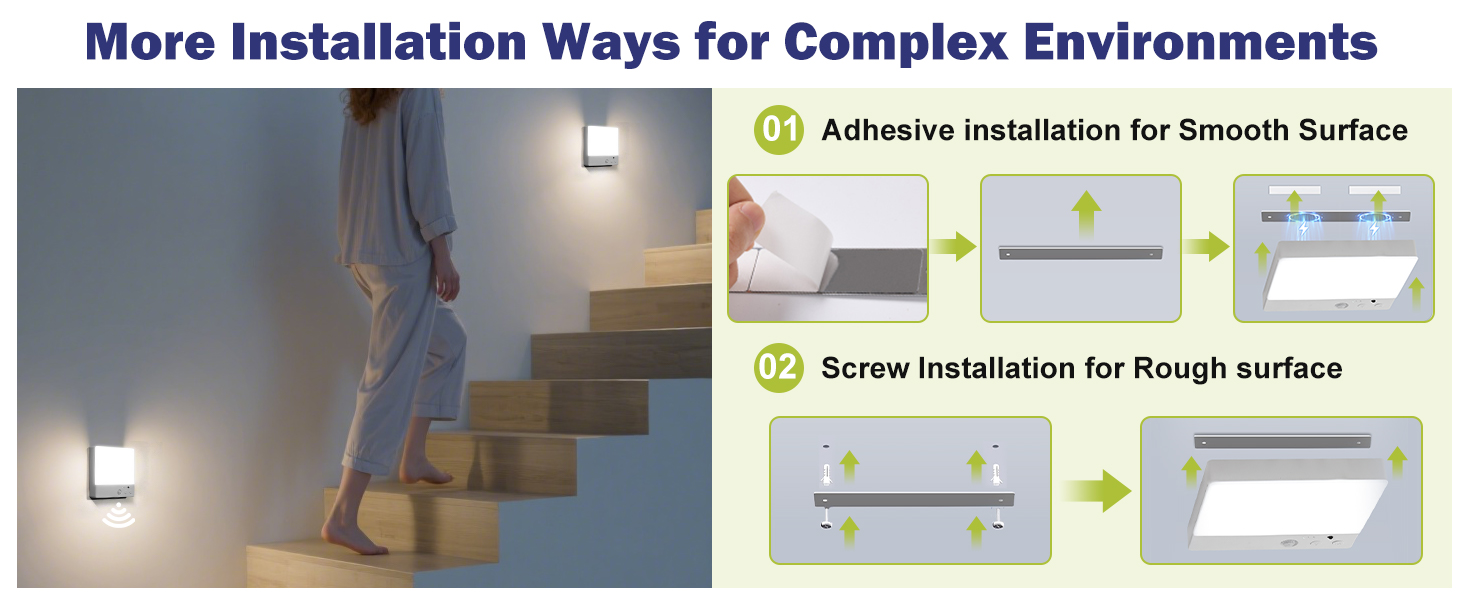 Birnetek® Lampe De Plafonnier Avec Détecteur De Mouvement, 8000mAh Plafonnier LED Detecteur De Mouvement Interieur, Rechargeable, Télécommande Lampe Plafond Pour Couloir, Escaliers, Garage